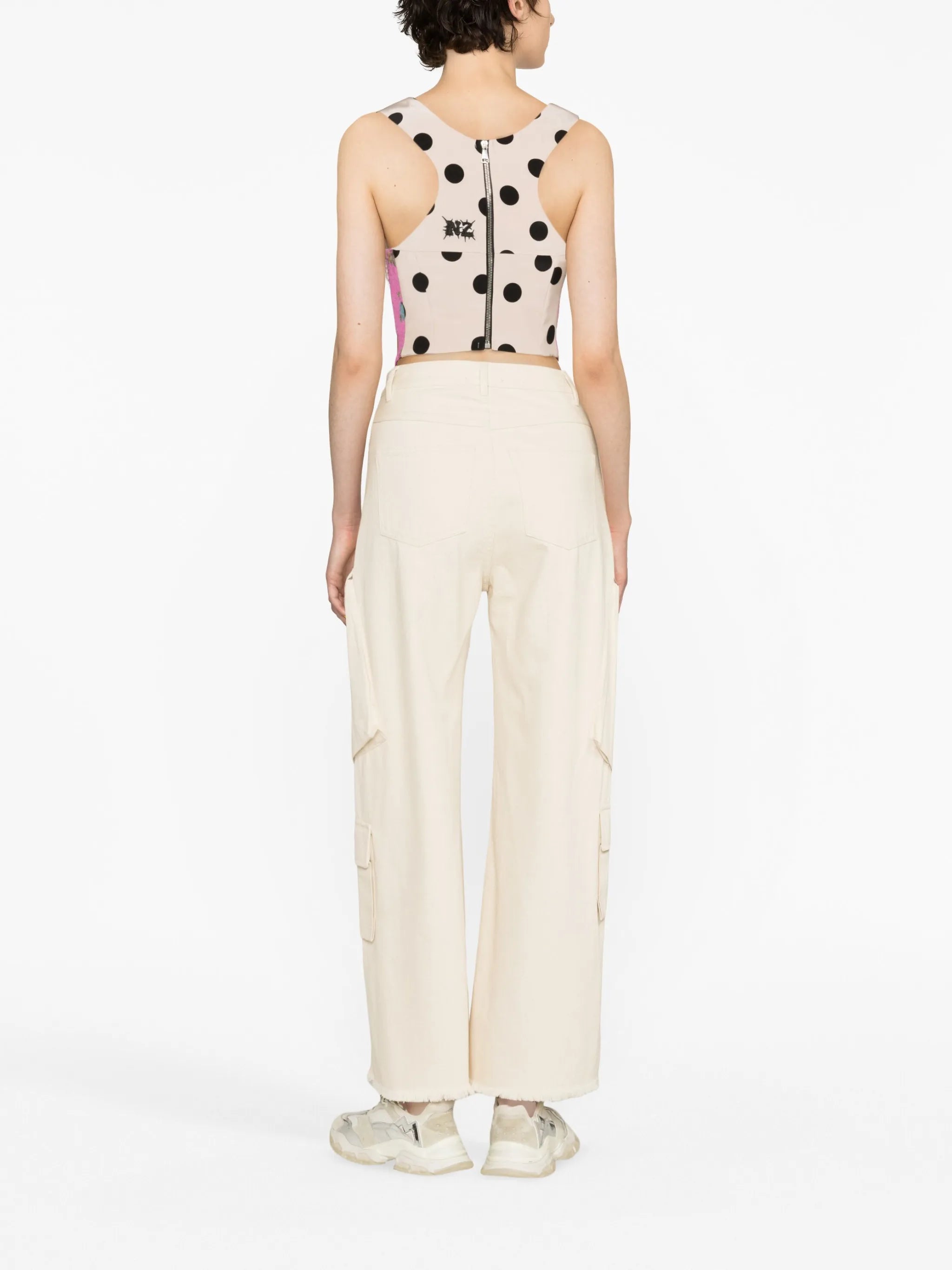 patchwork corset top