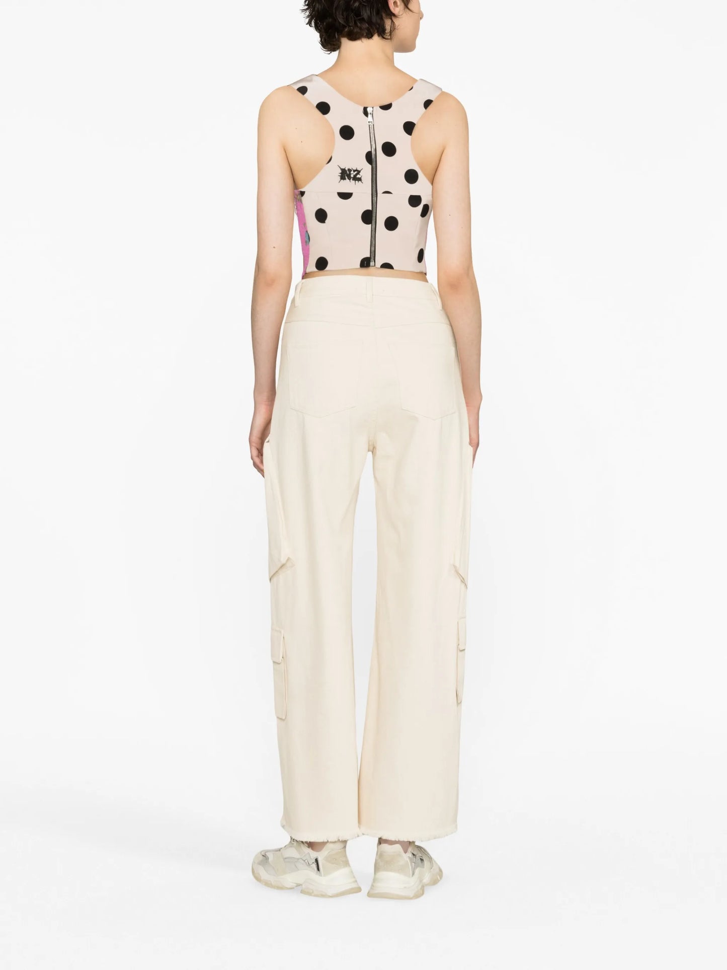patchwork corset top