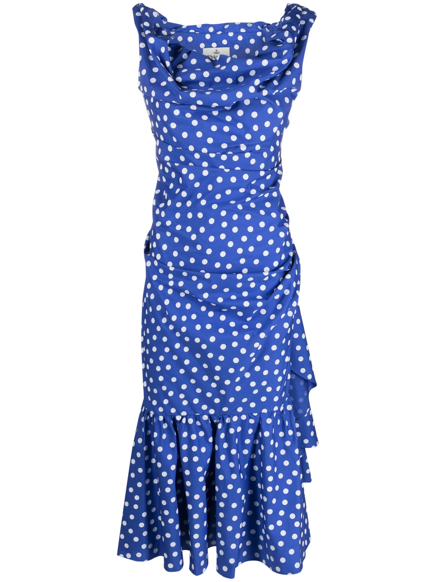 Ginnie polka-dot print dress