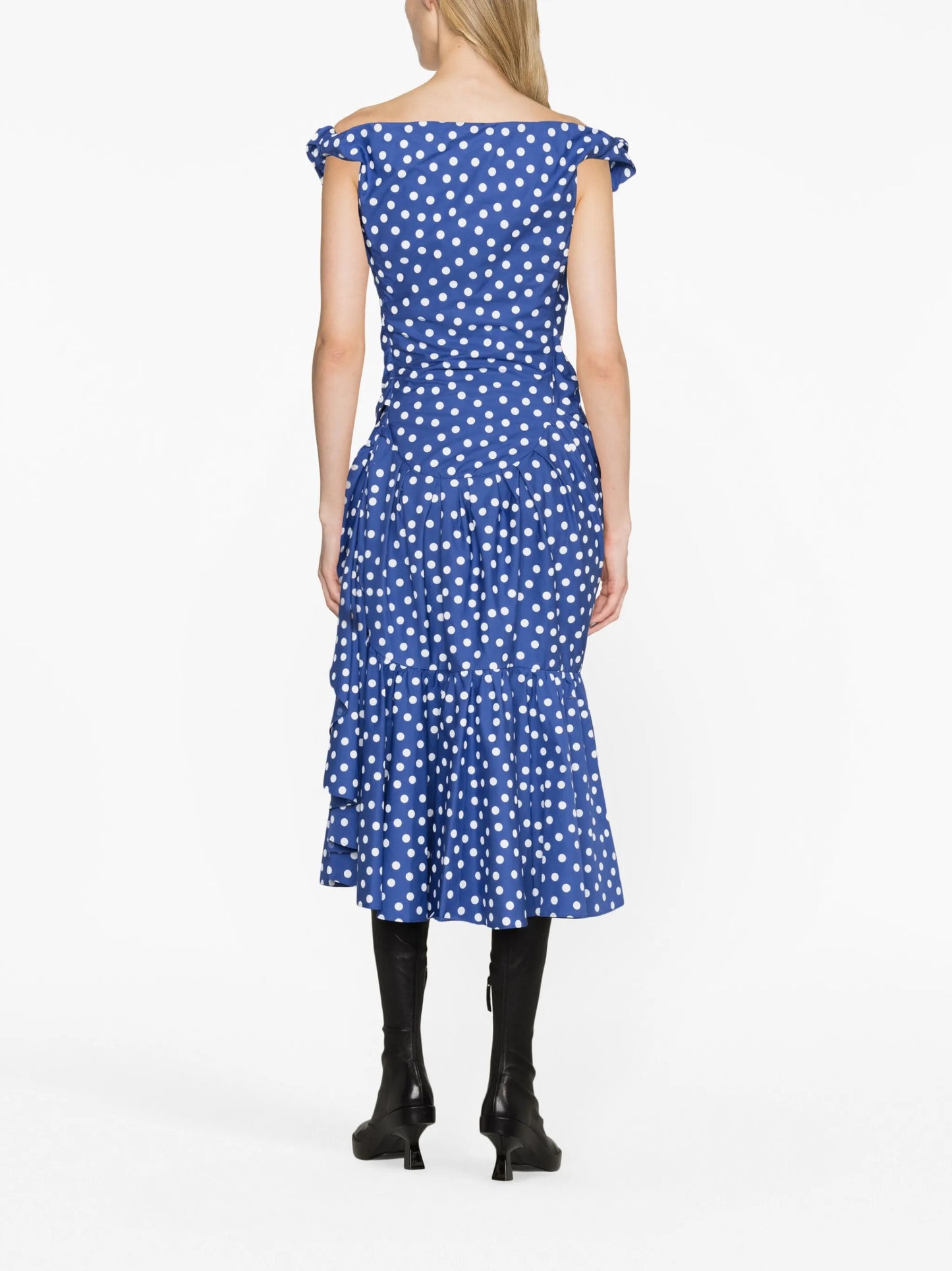 Ginnie polka-dot print dress