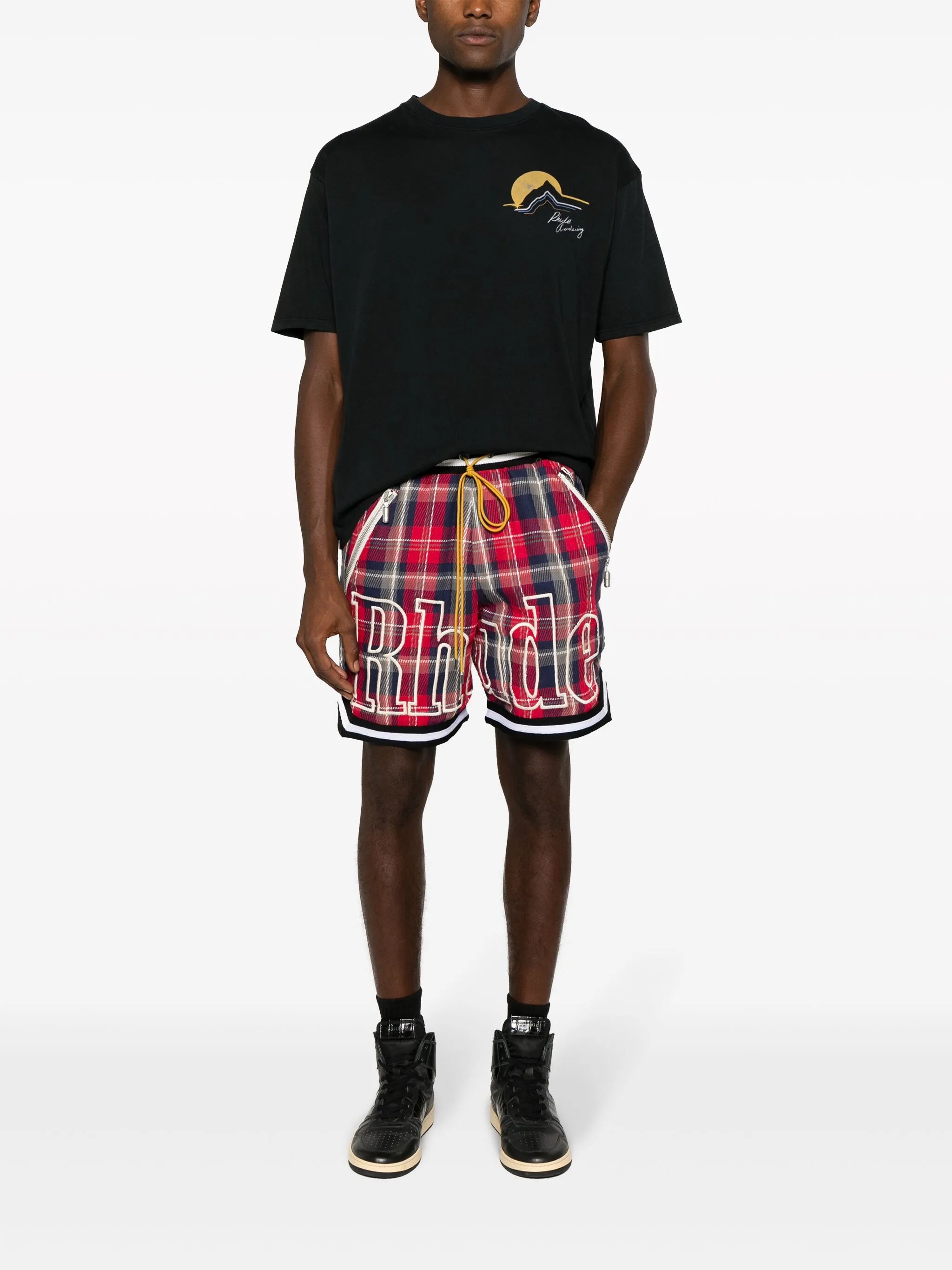 Court flannel shorts