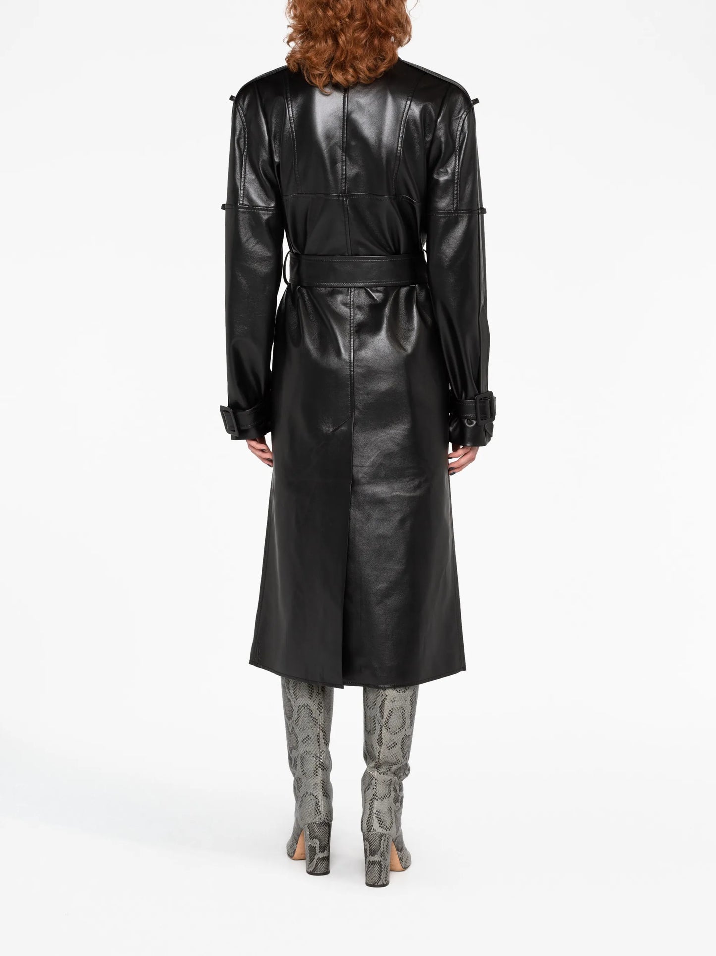 El Geometry trench coat