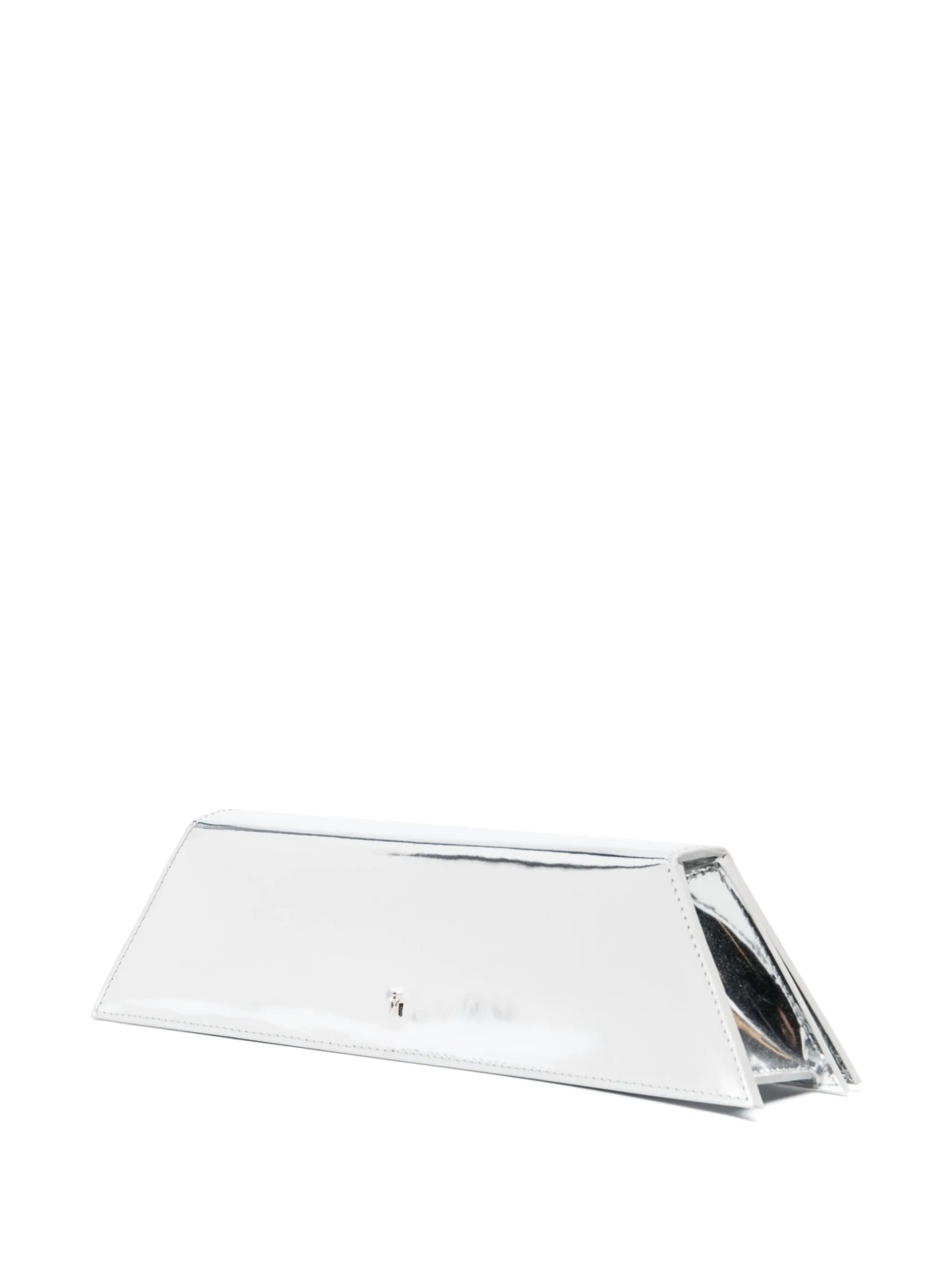 Amini Yigit laminated-finish clutch bag