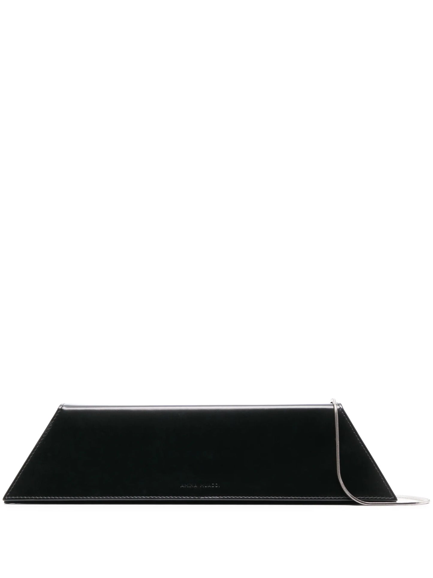 Superamini leather clutch bag