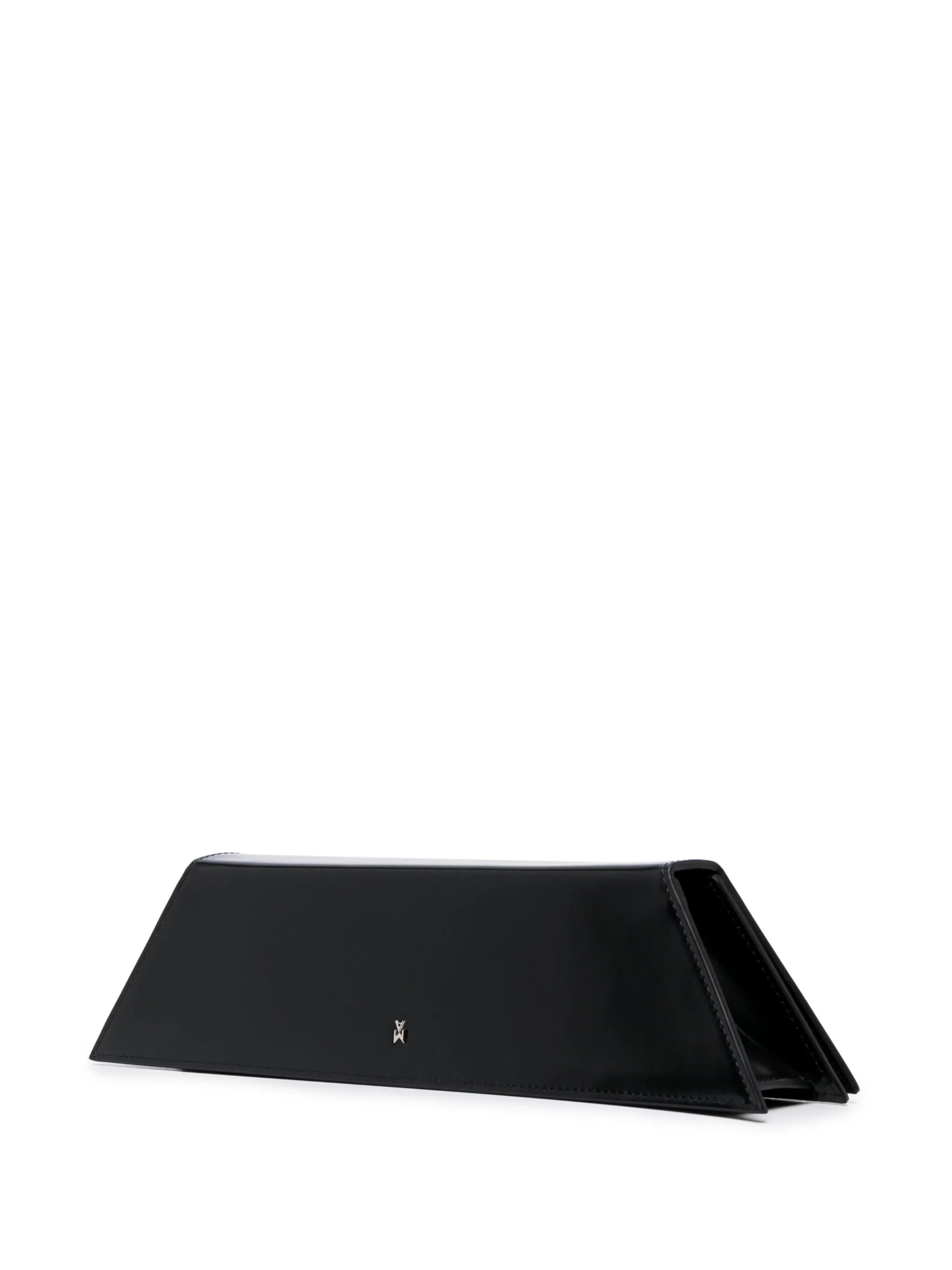 Superamini leather clutch bag