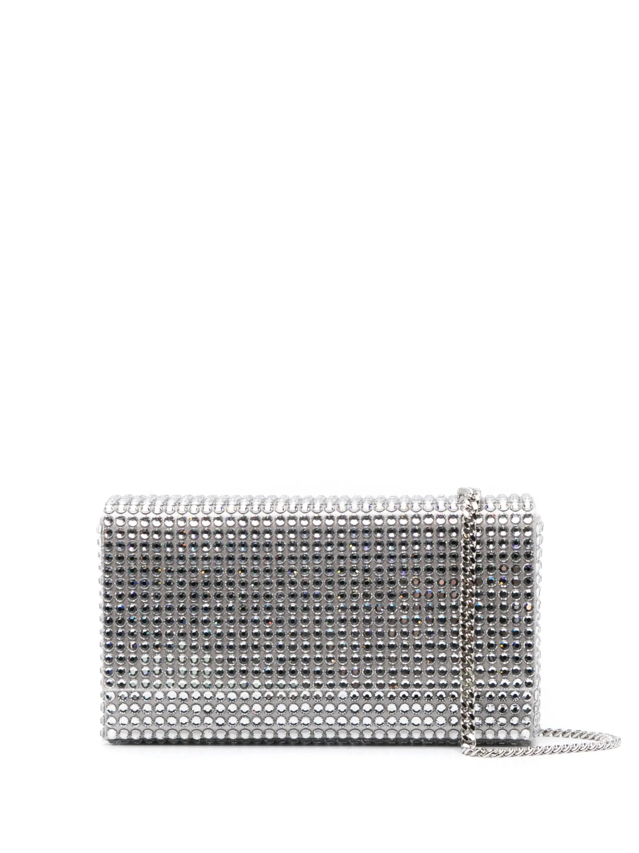 Paloma crystal-embellished clutch bag