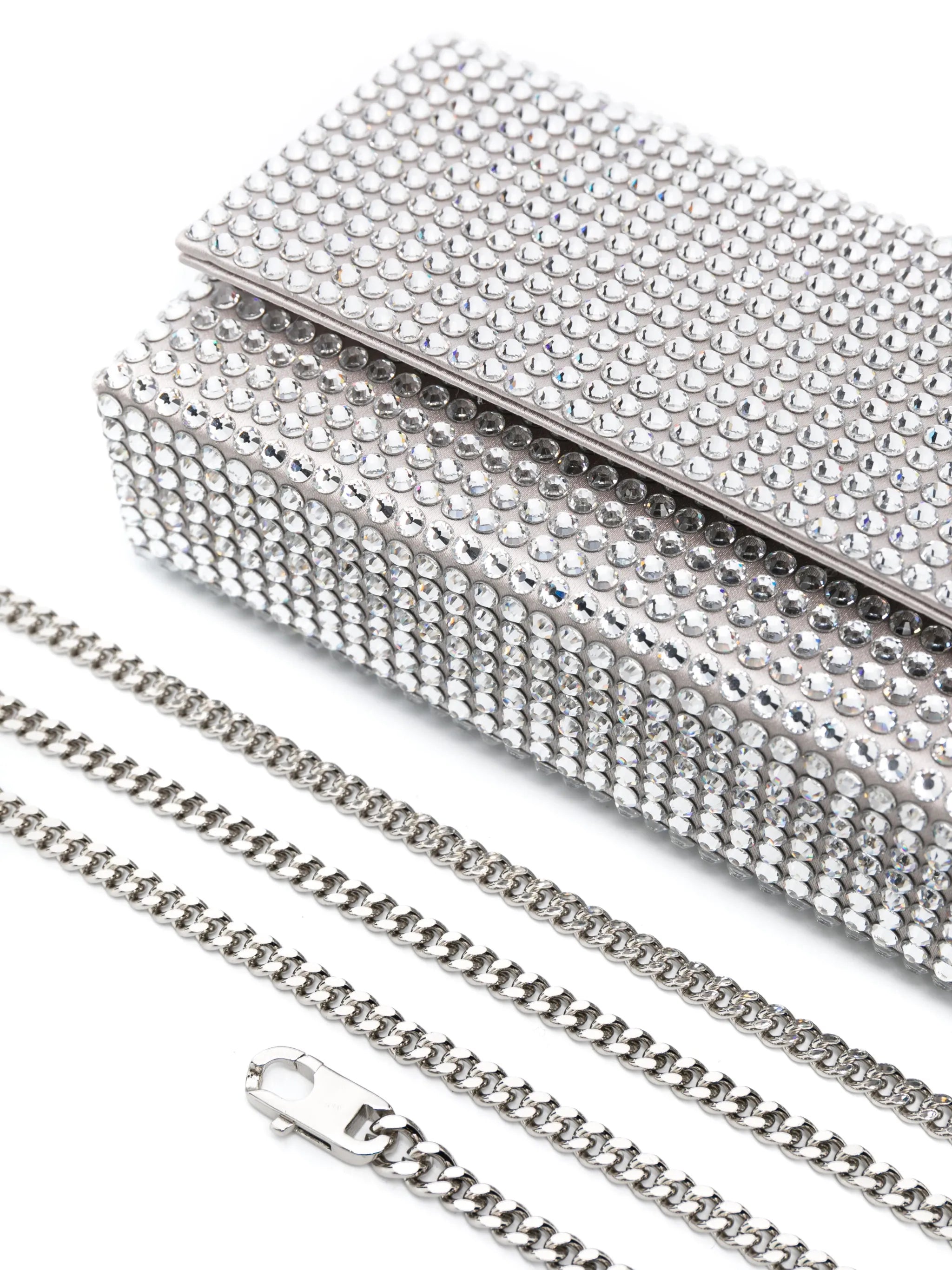 Paloma crystal-embellished clutch bag