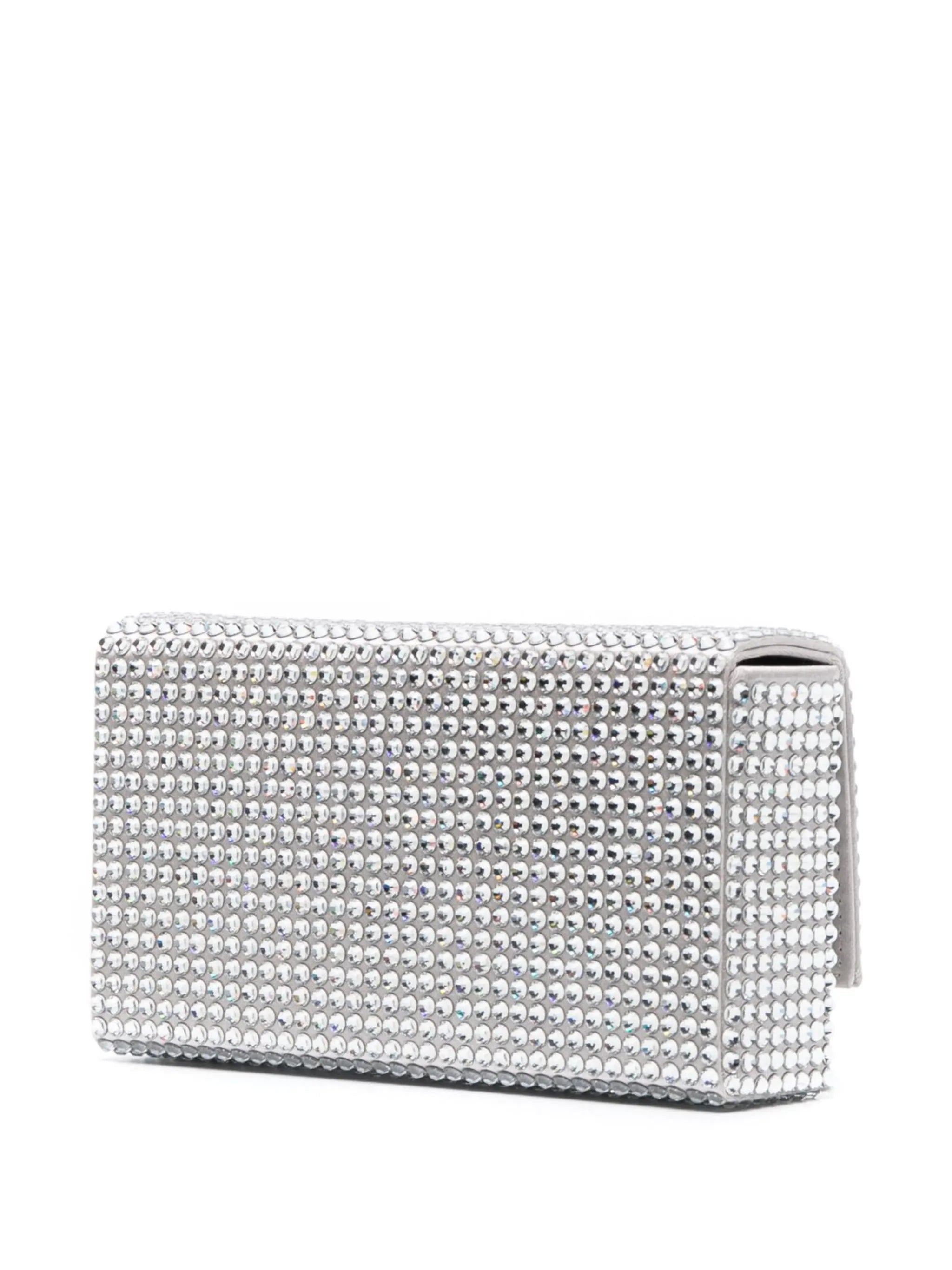 Paloma crystal-embellished clutch bag