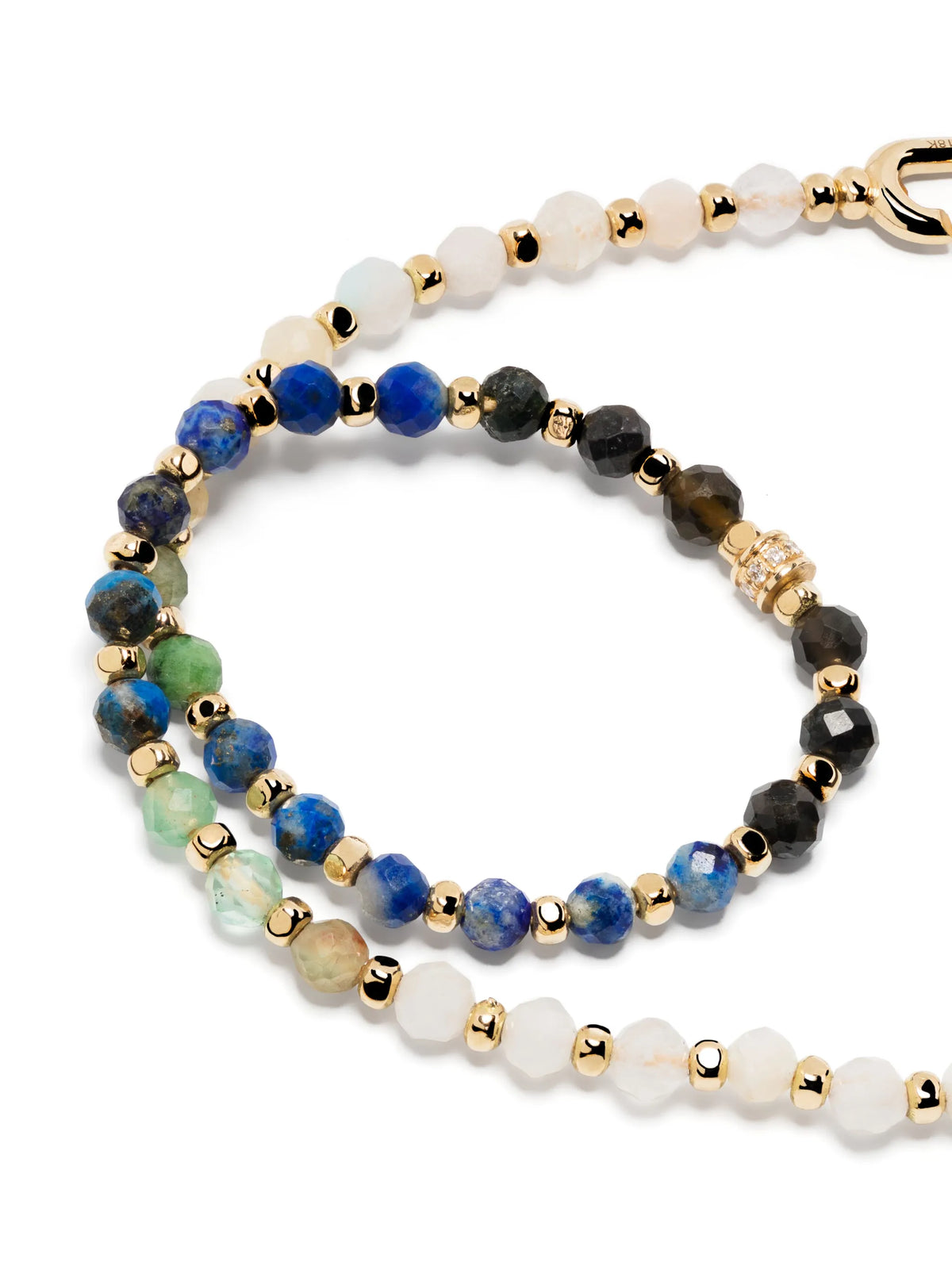 18kt yellow gold beaded bracelet