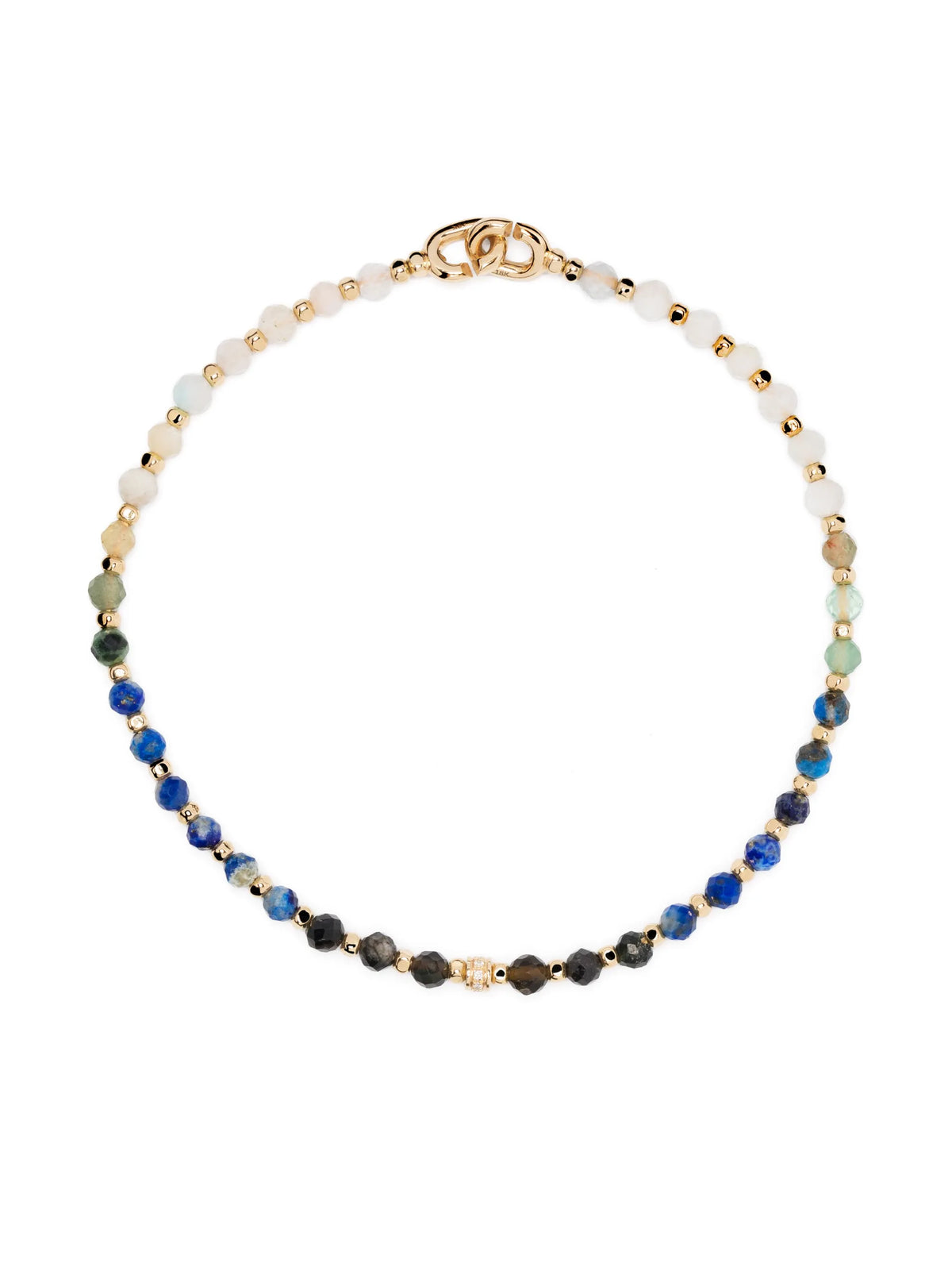 18kt yellow gold beaded bracelet