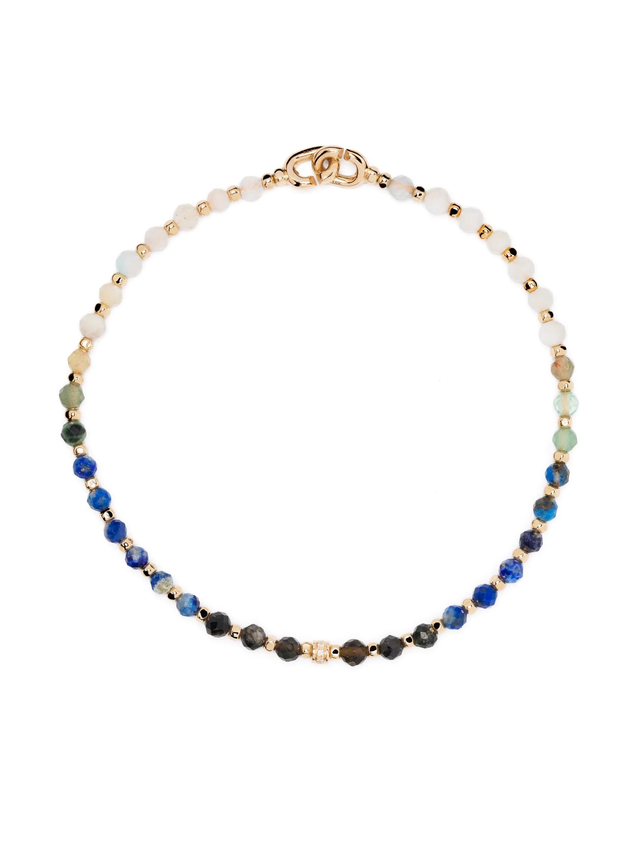 18kt yellow gold beaded bracelet