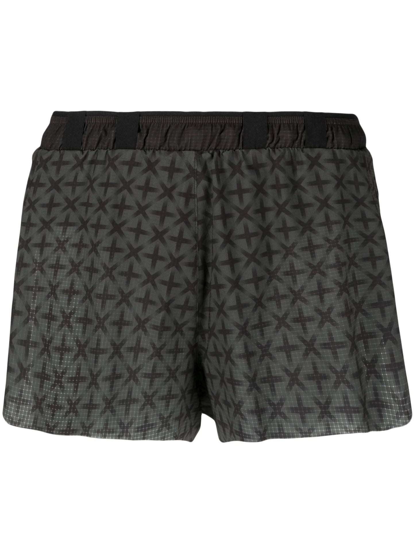 graphic-print running shorts