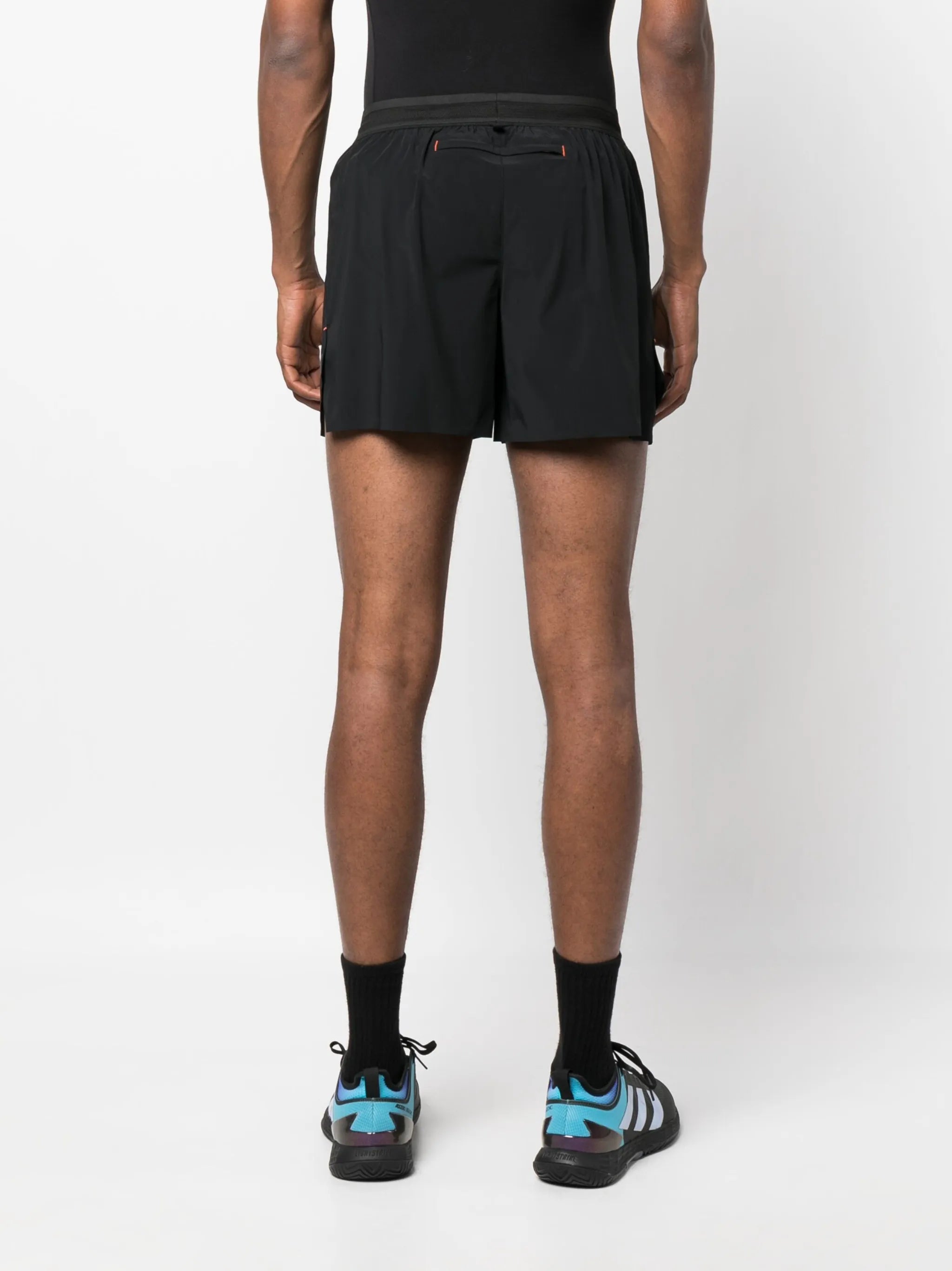logo-print performance shorts