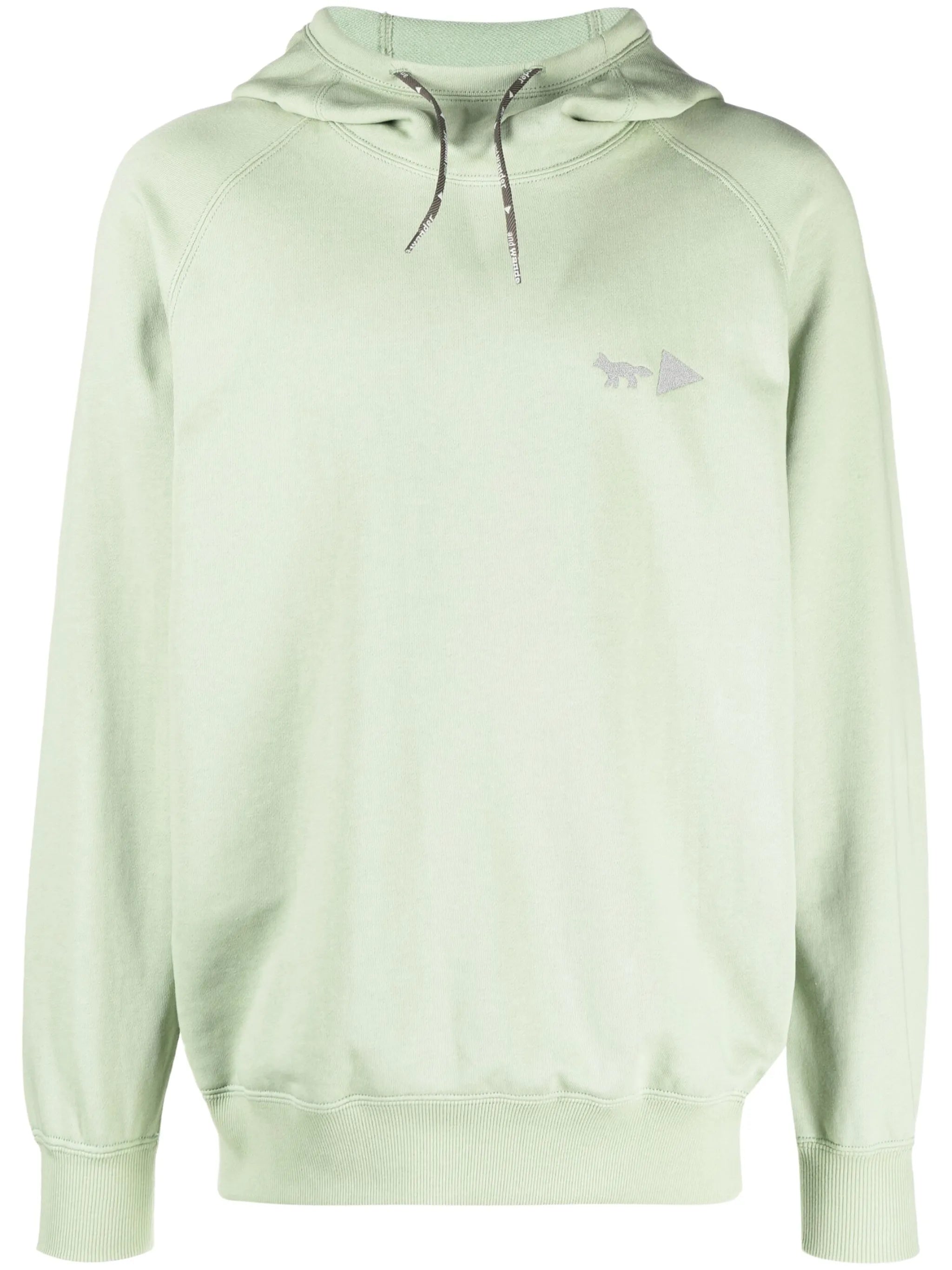 x Maison Kitsuné drawstring hoodie