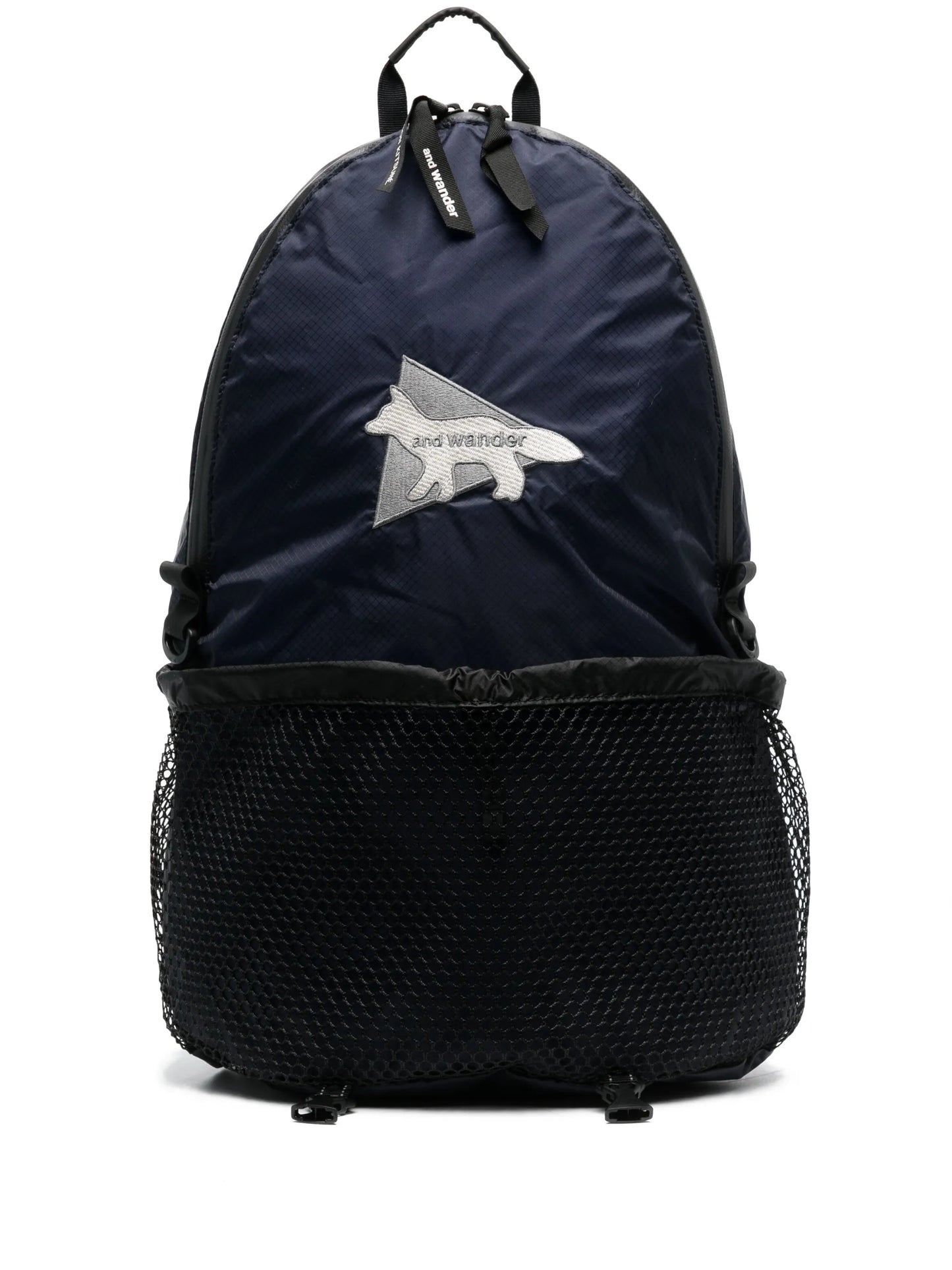 logo pocketed backpack