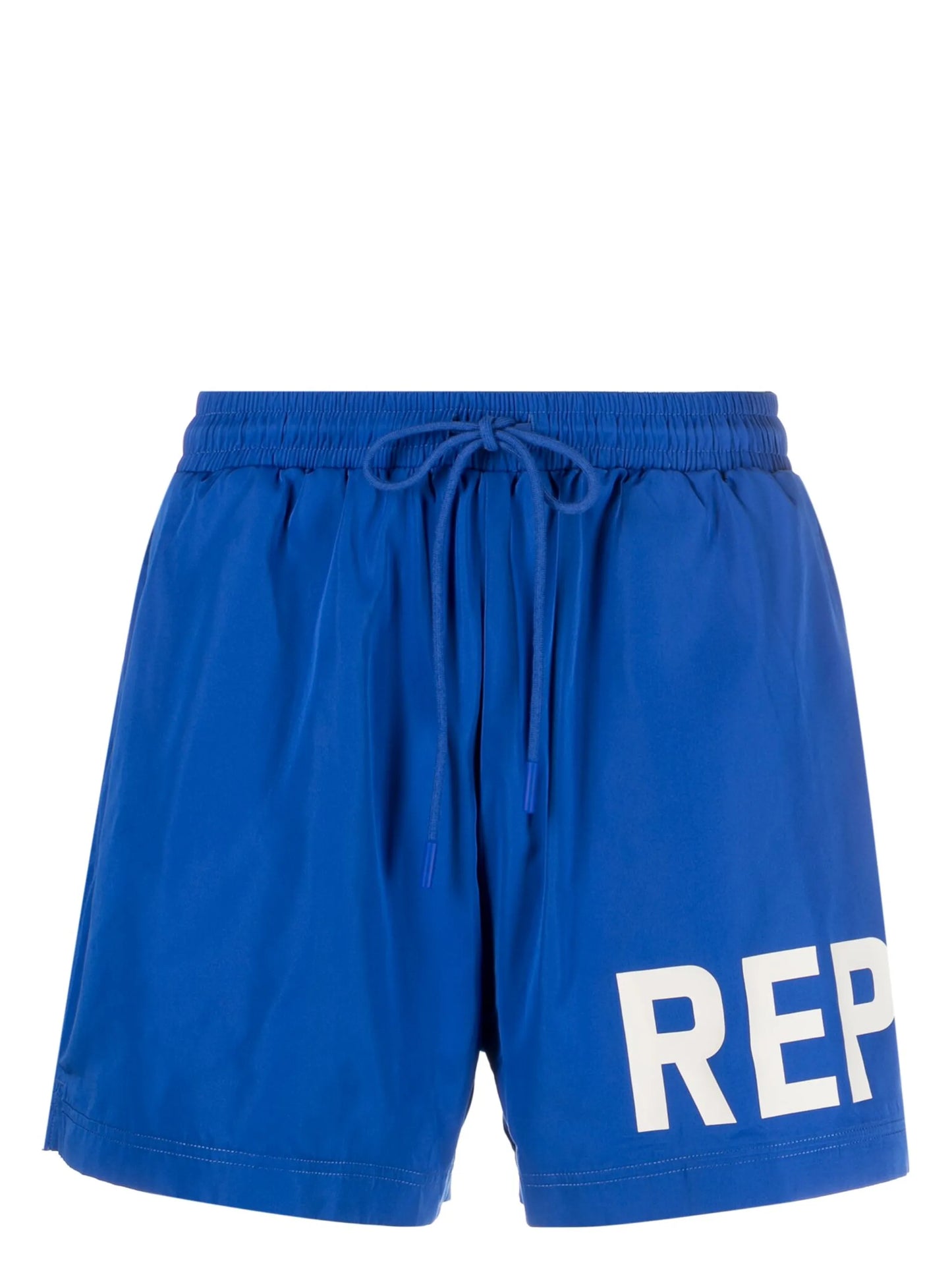 logo-print drawstring-waist swim shorts