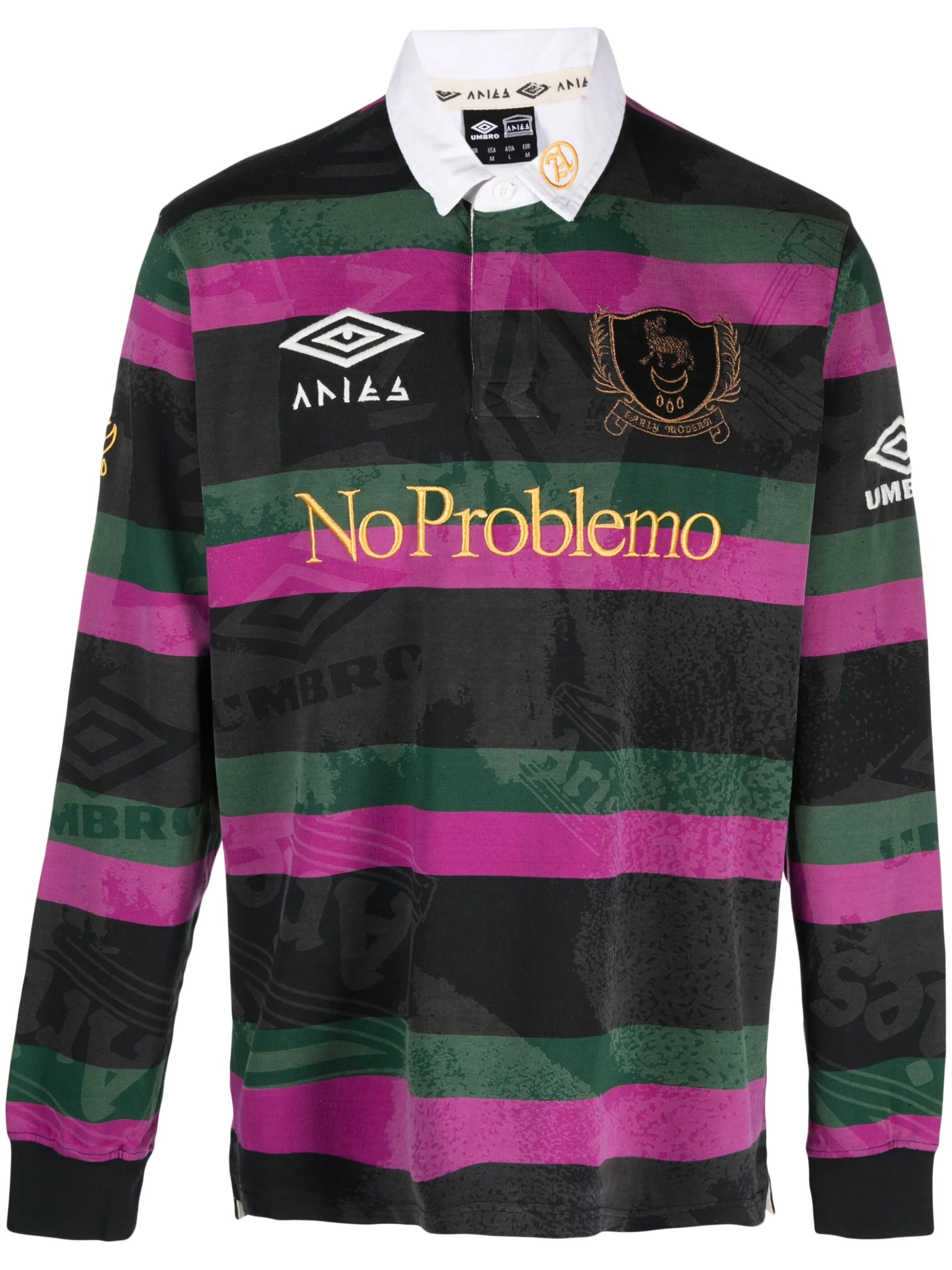 x Umbro graphic-print polo shirt
