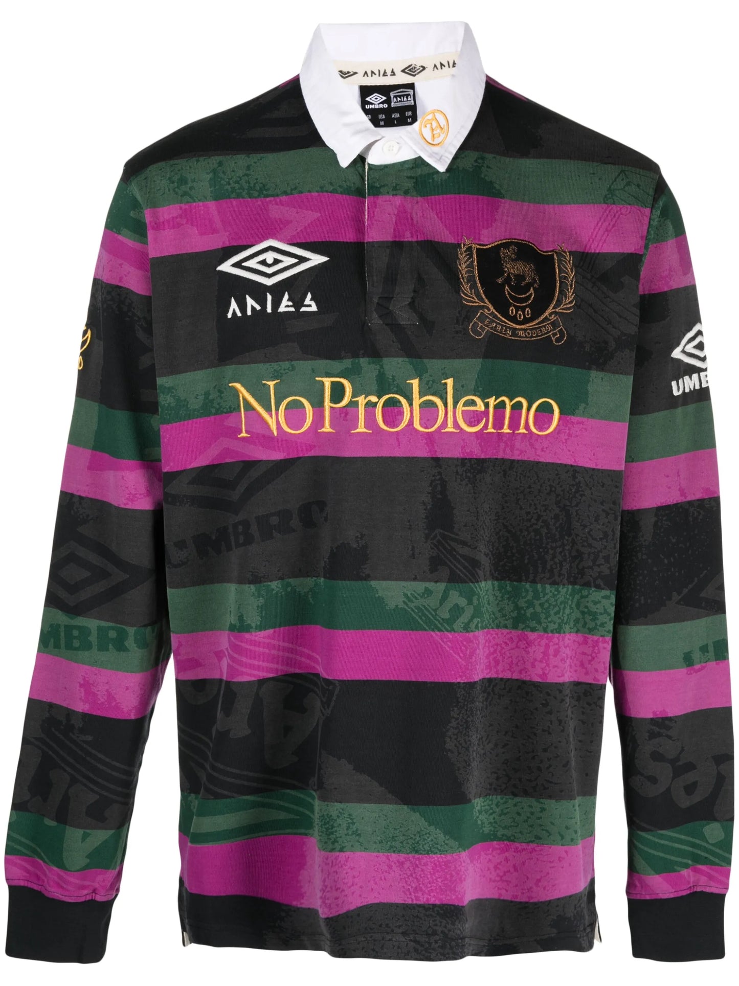 x Umbro graphic-print polo shirt