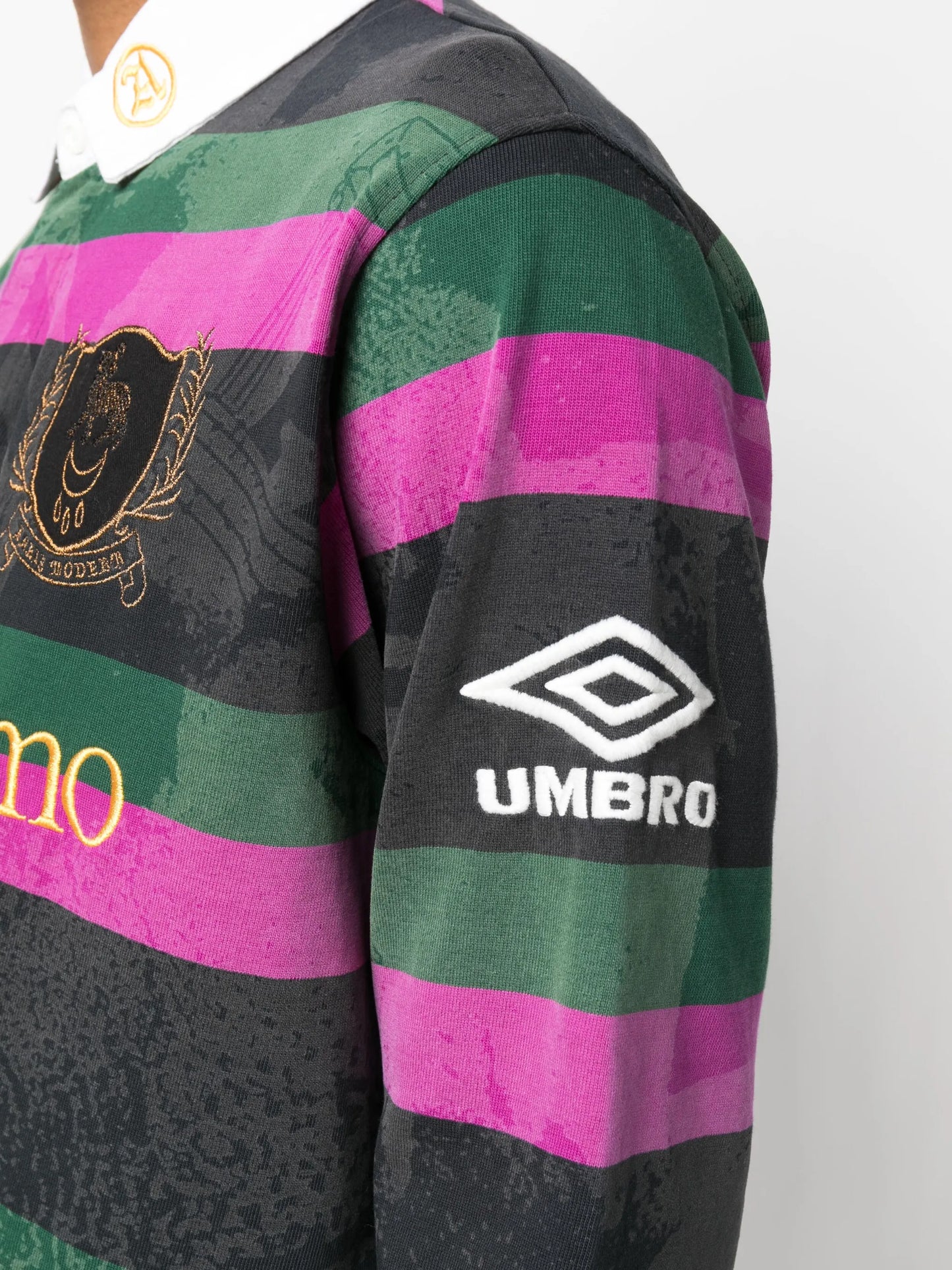 x Umbro graphic-print polo shirt