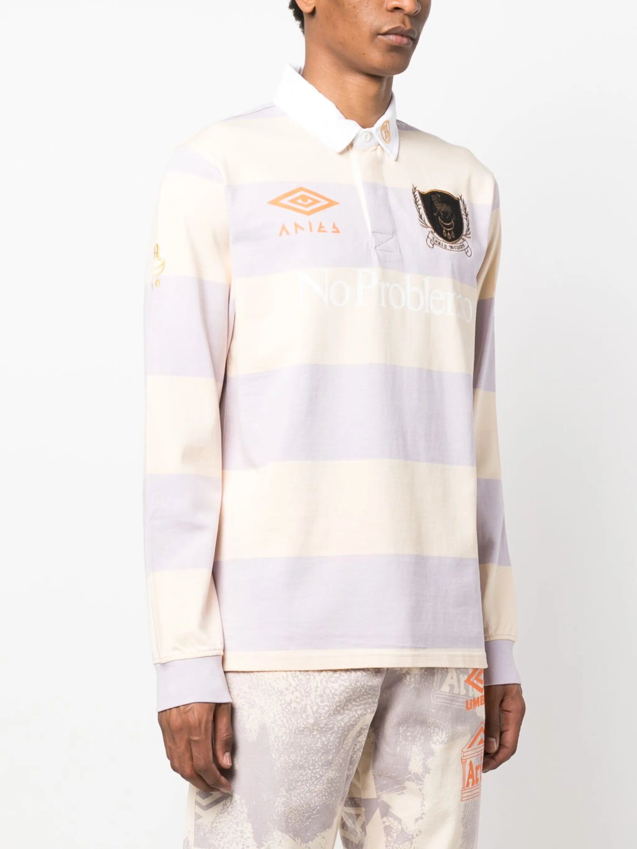 x Umbro graphic-print polo shirt