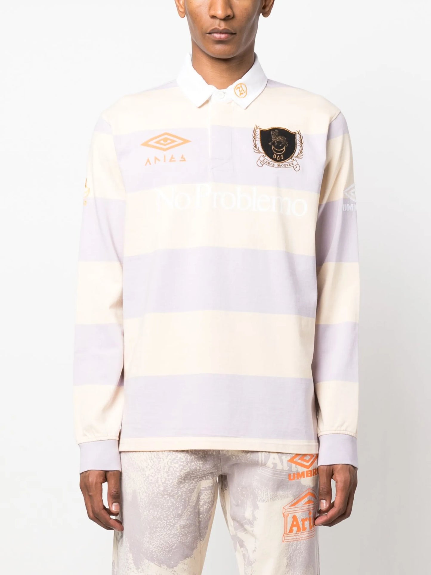 x Umbro graphic-print polo shirt