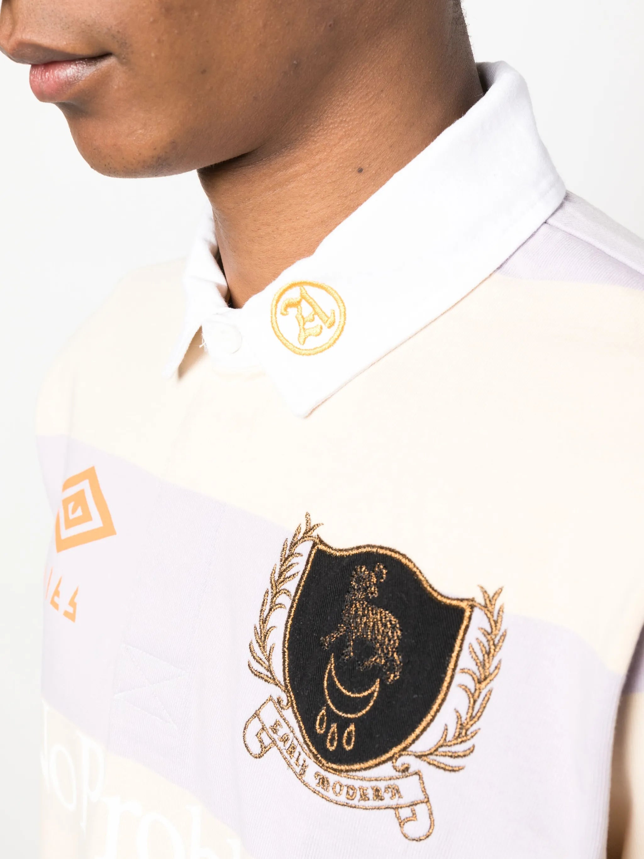 x Umbro graphic-print polo shirt