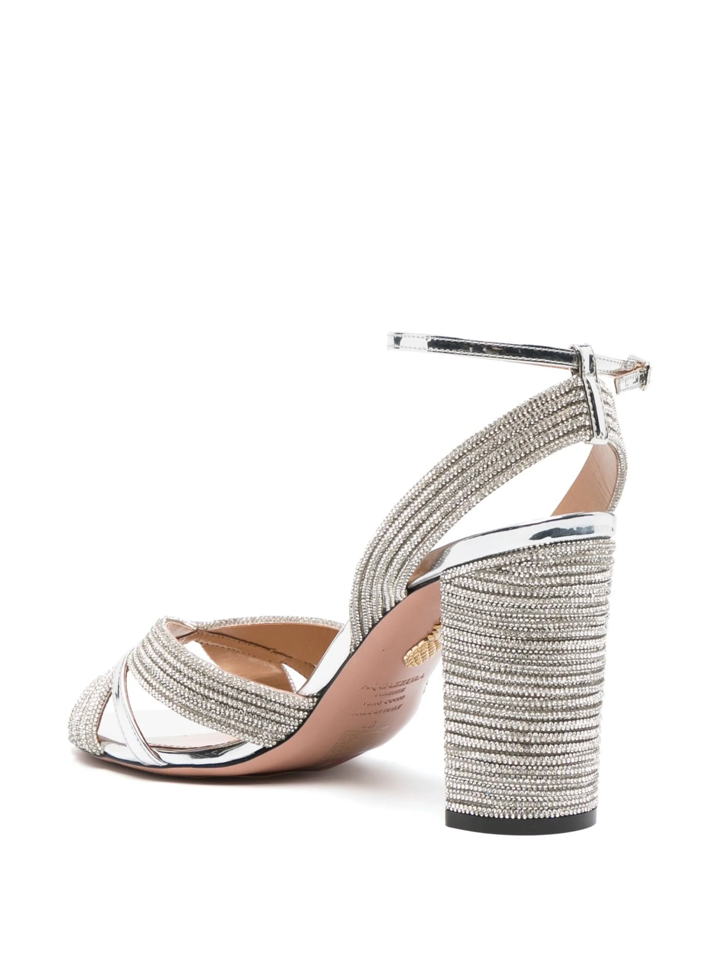 Sundance 85mm crystal-embellished sandals