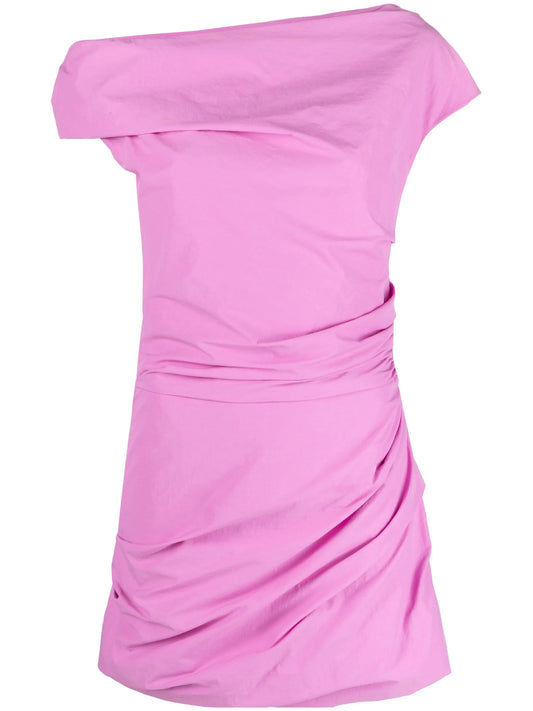Remmy one-shoulder draped dress