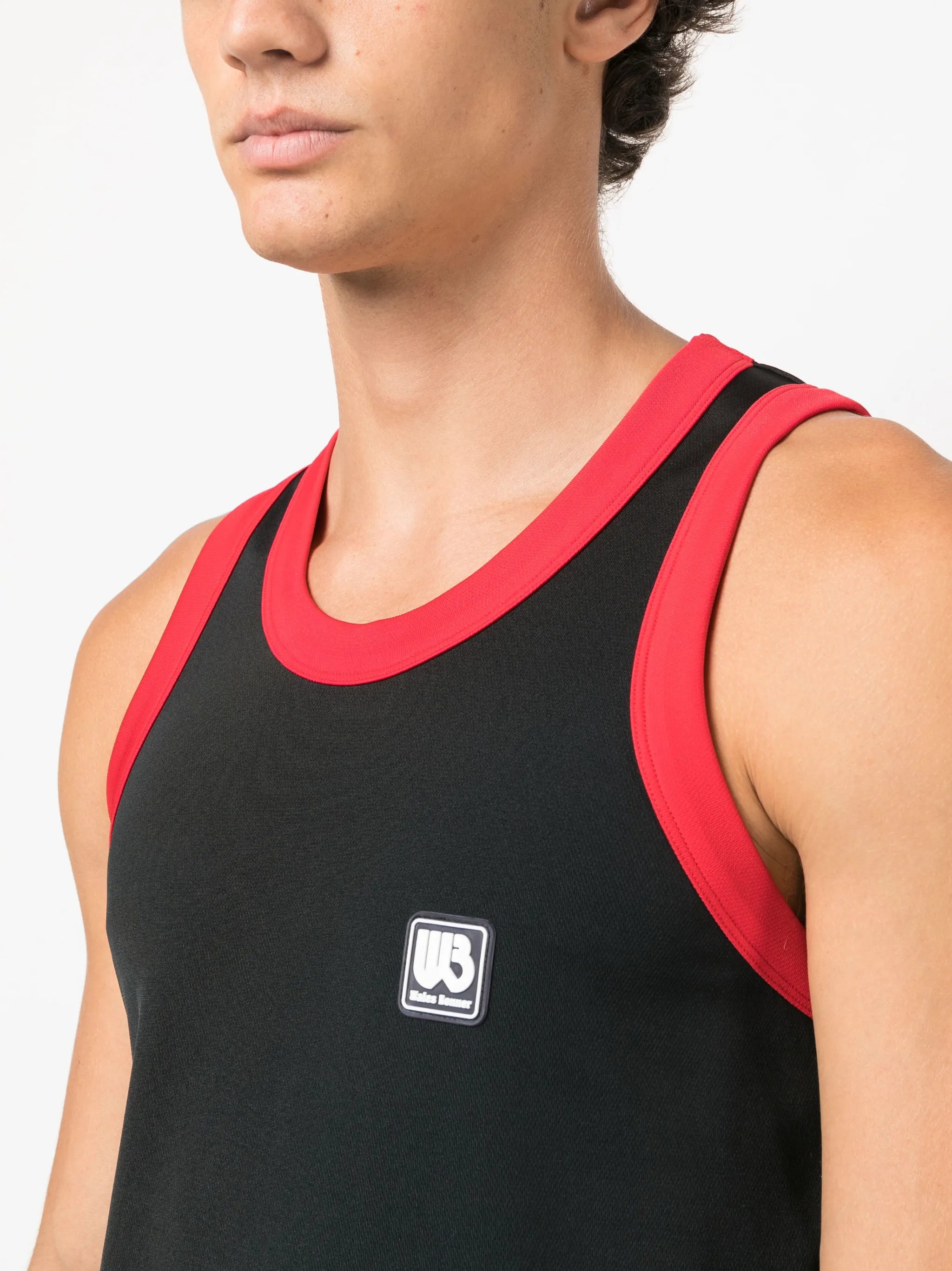 Diop logo-patch tank top