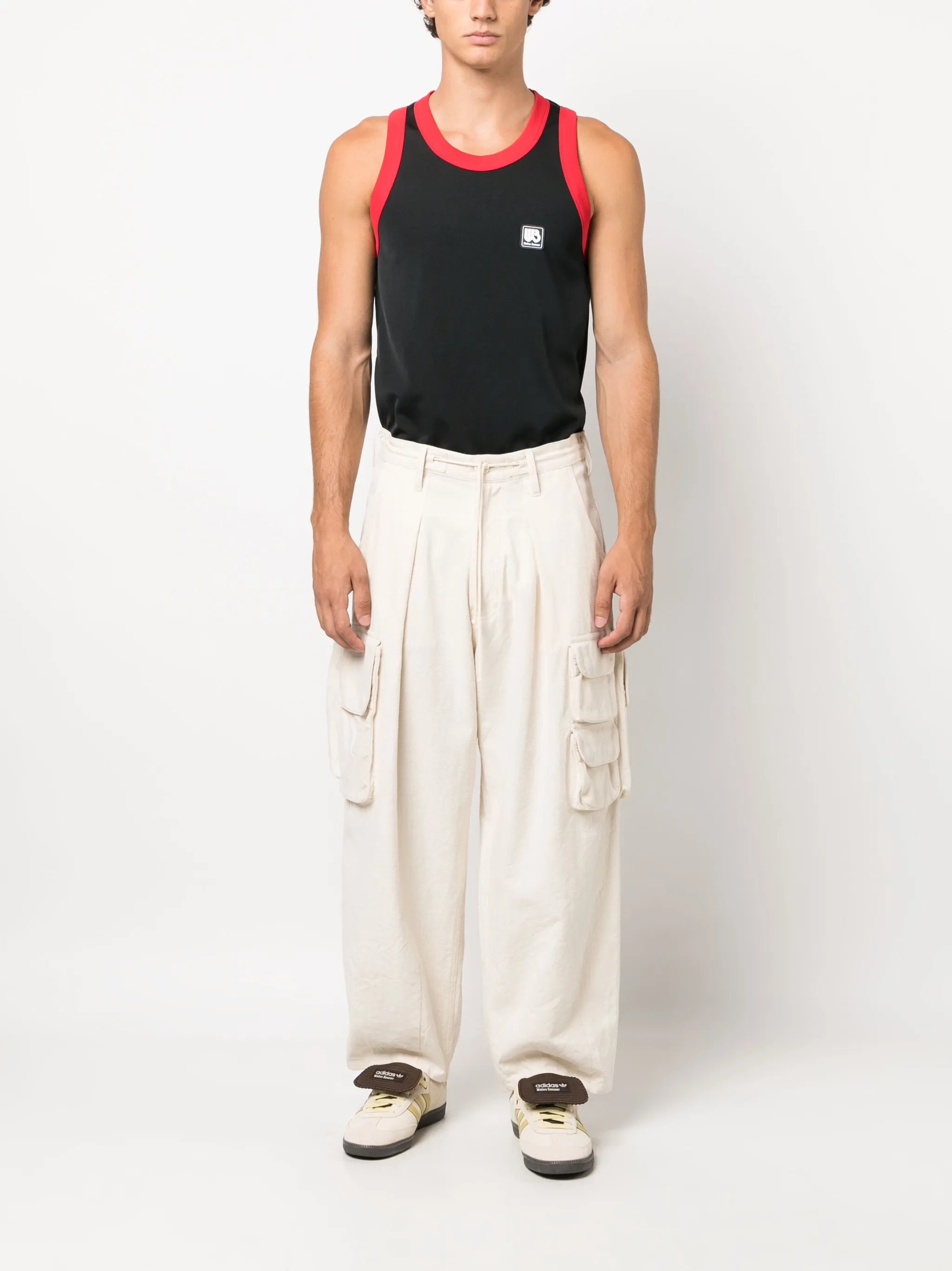 Diop logo-patch tank top