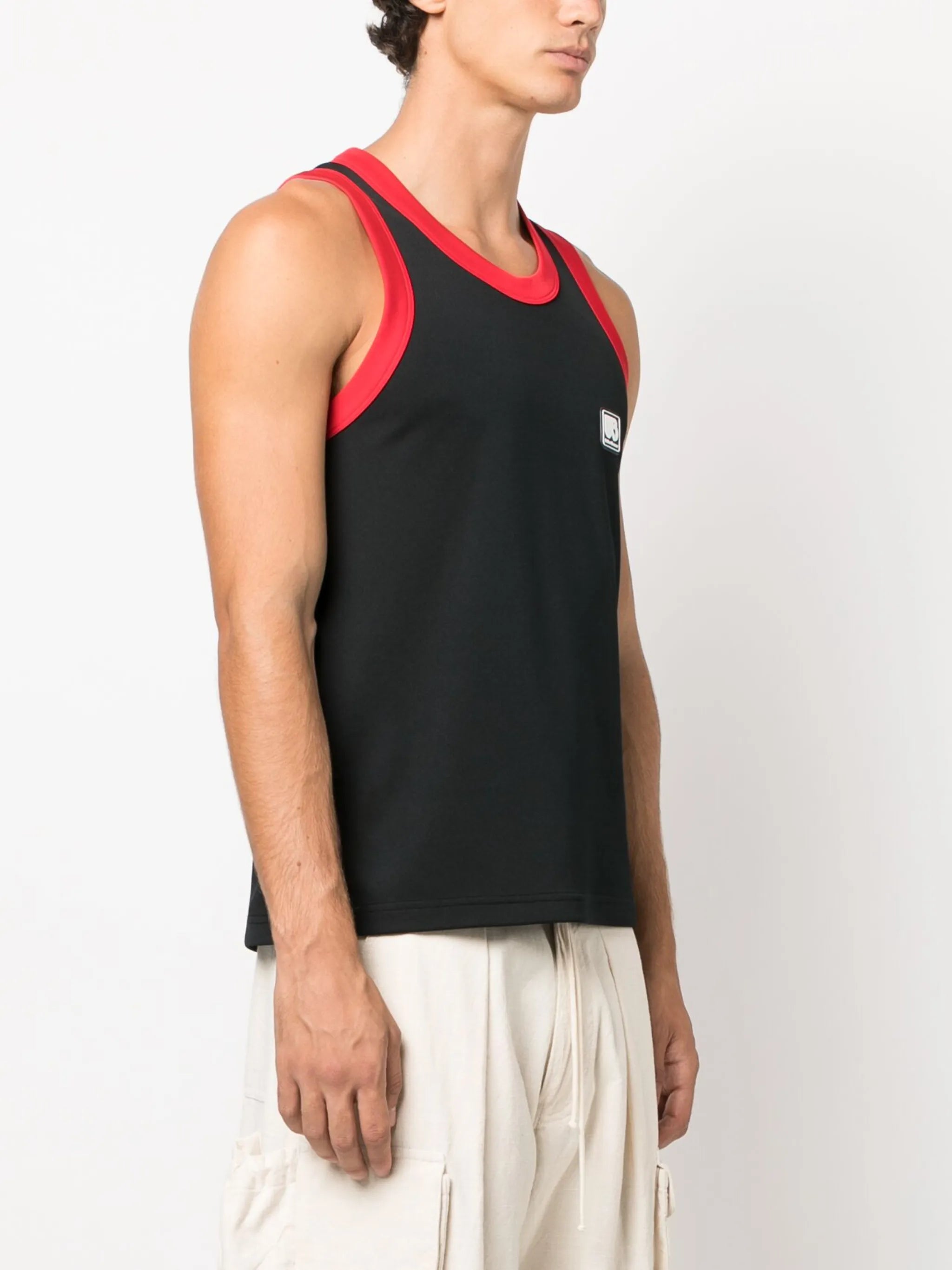 Diop logo-patch tank top