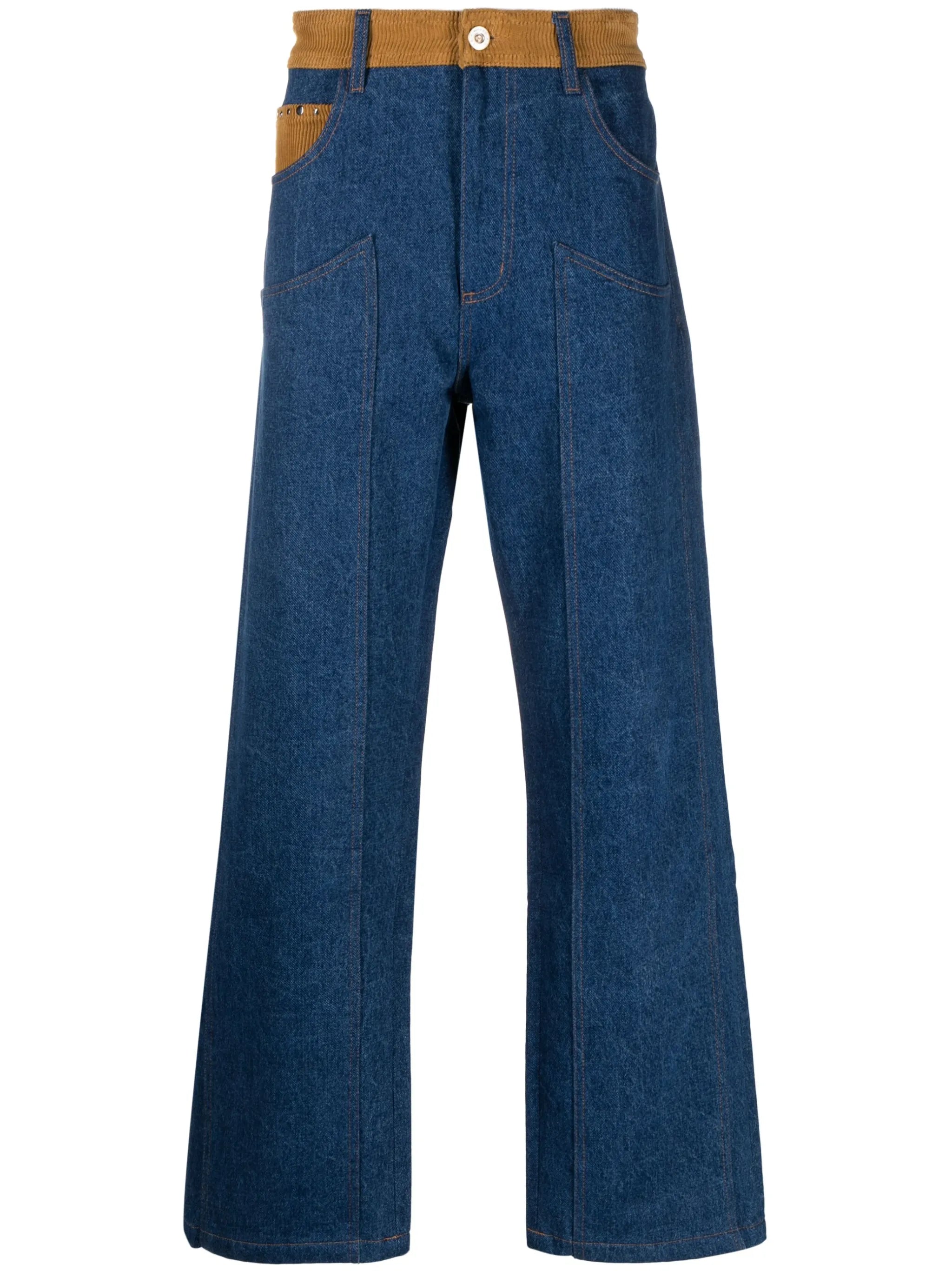 Cymbal mid-rise straight-leg jeans