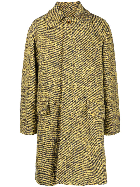 André single-breasted coat