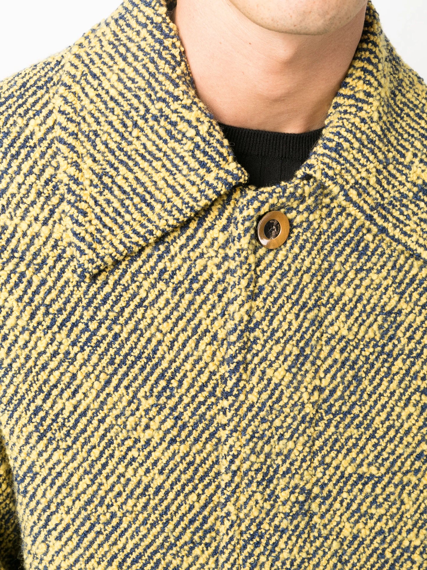 André single-breasted coat