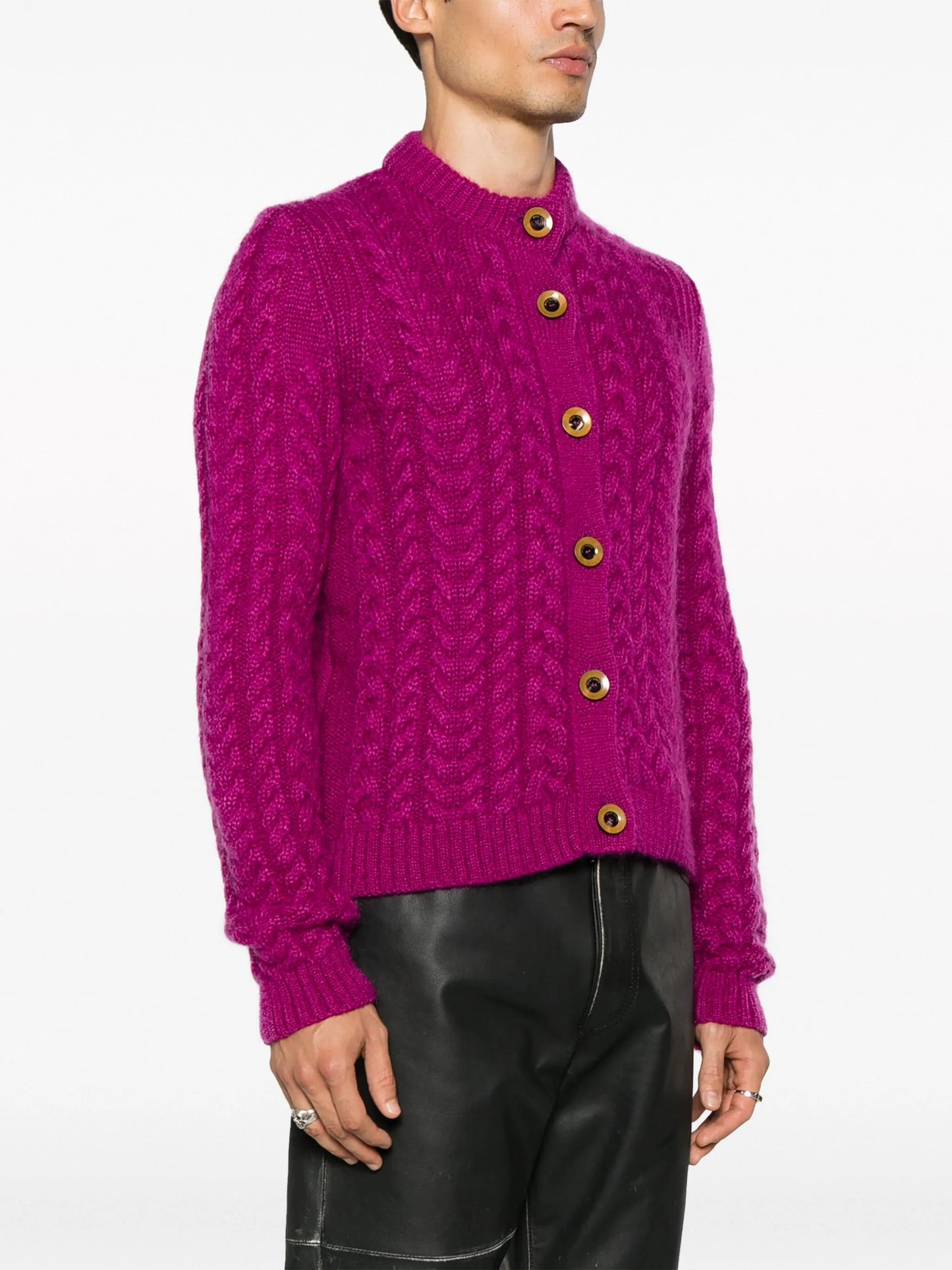 Liberty cable-knit cardigan
