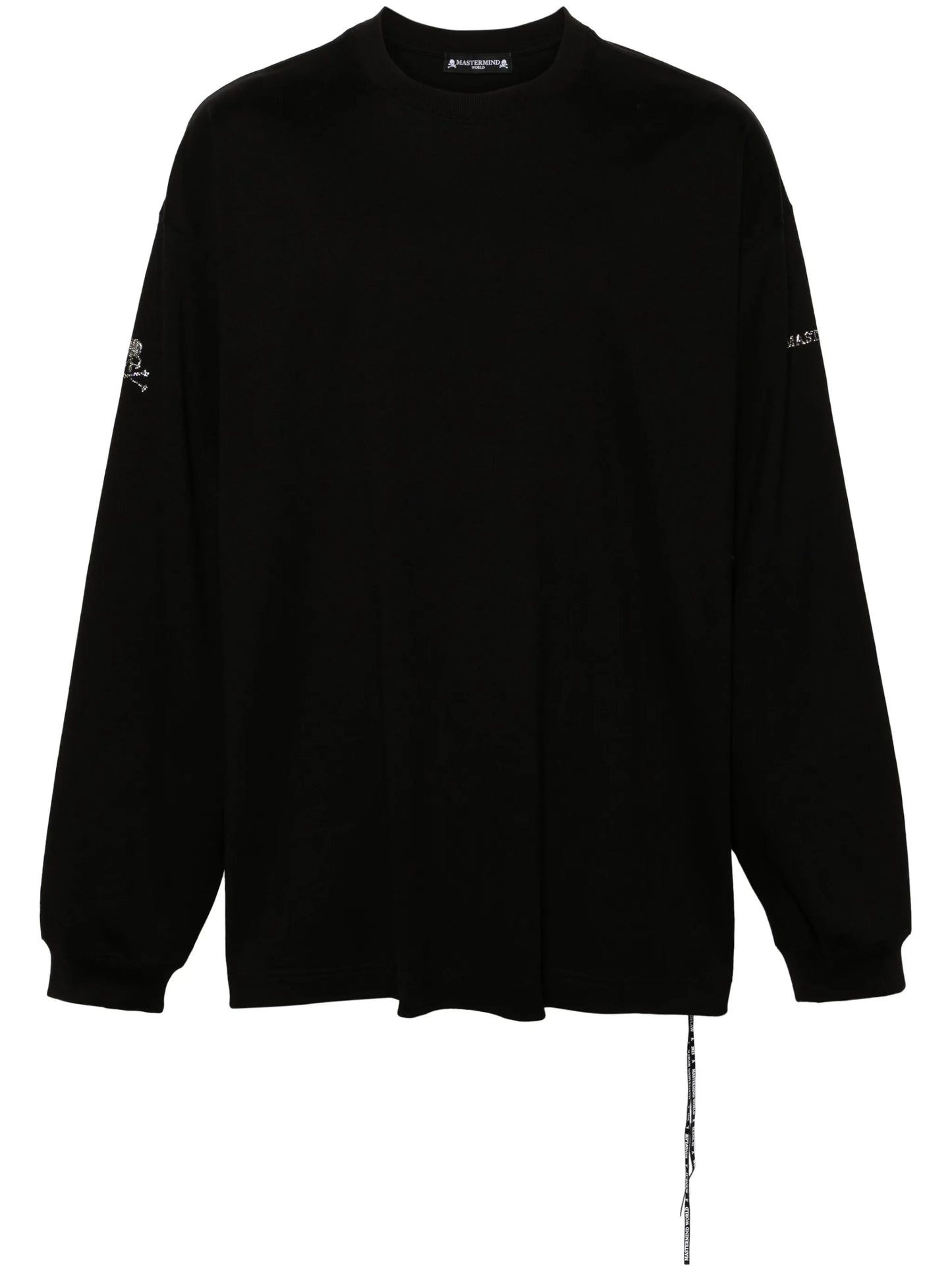 crystal-logo cotton T-shirt