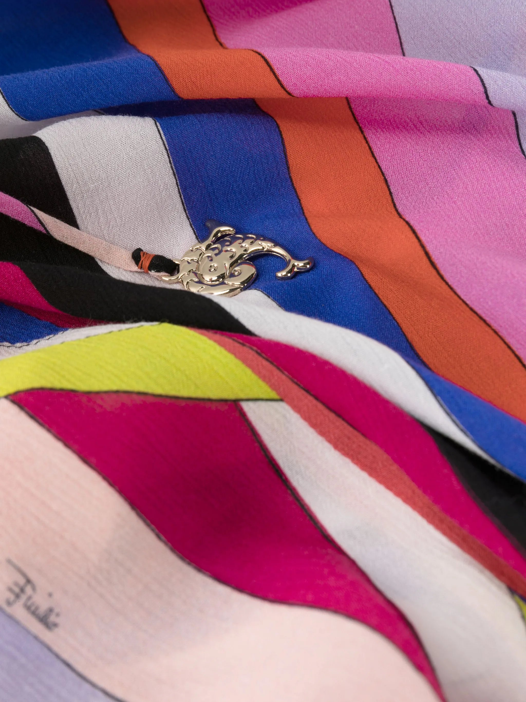Iride-print kaftan dress