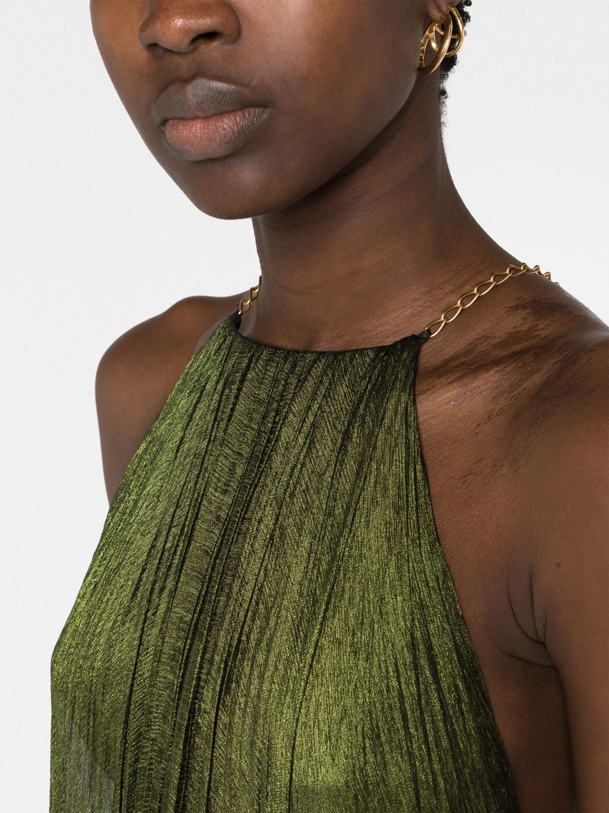 Lilly halterneck maxi dress