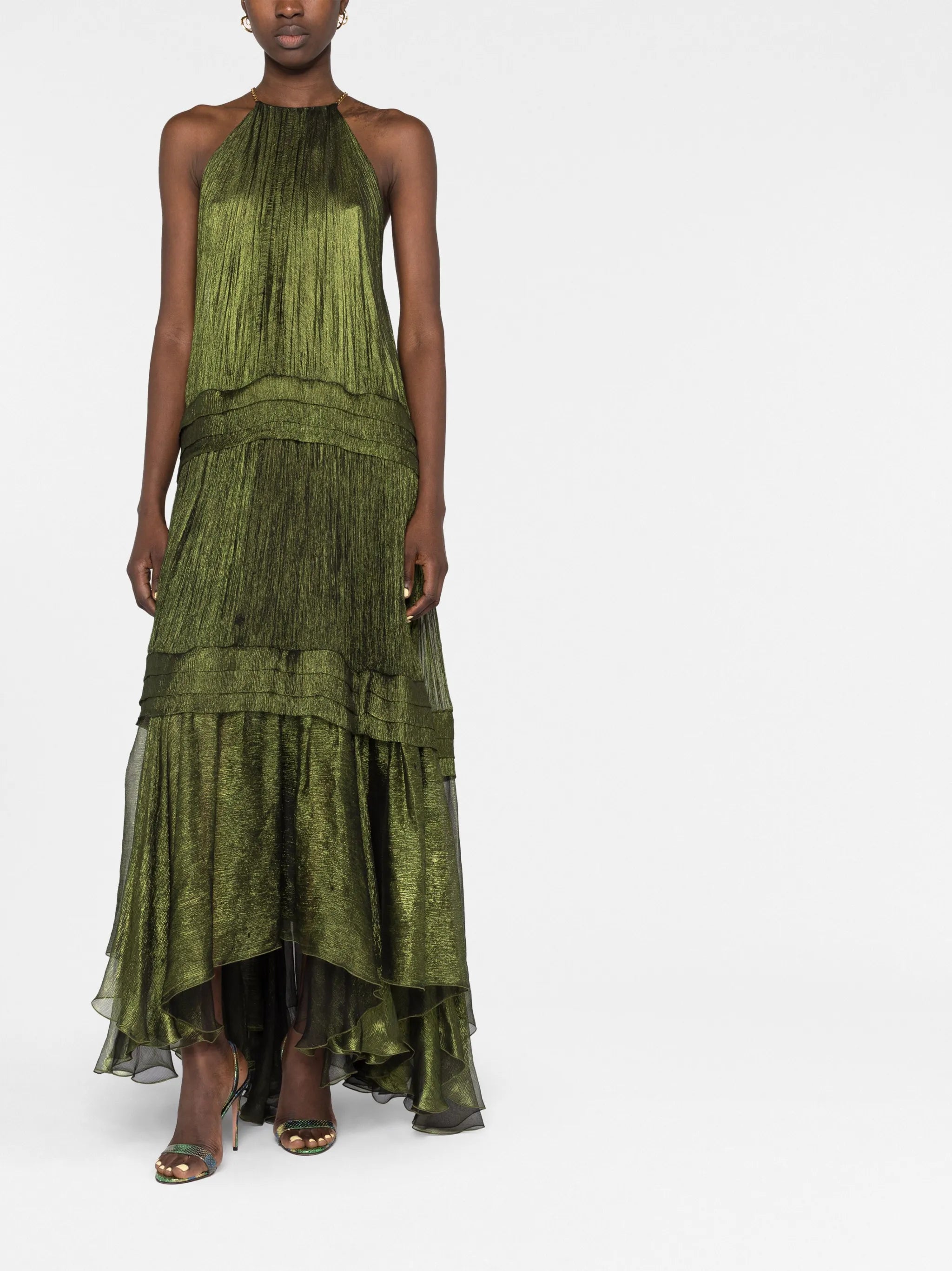 Lilly halterneck maxi dress