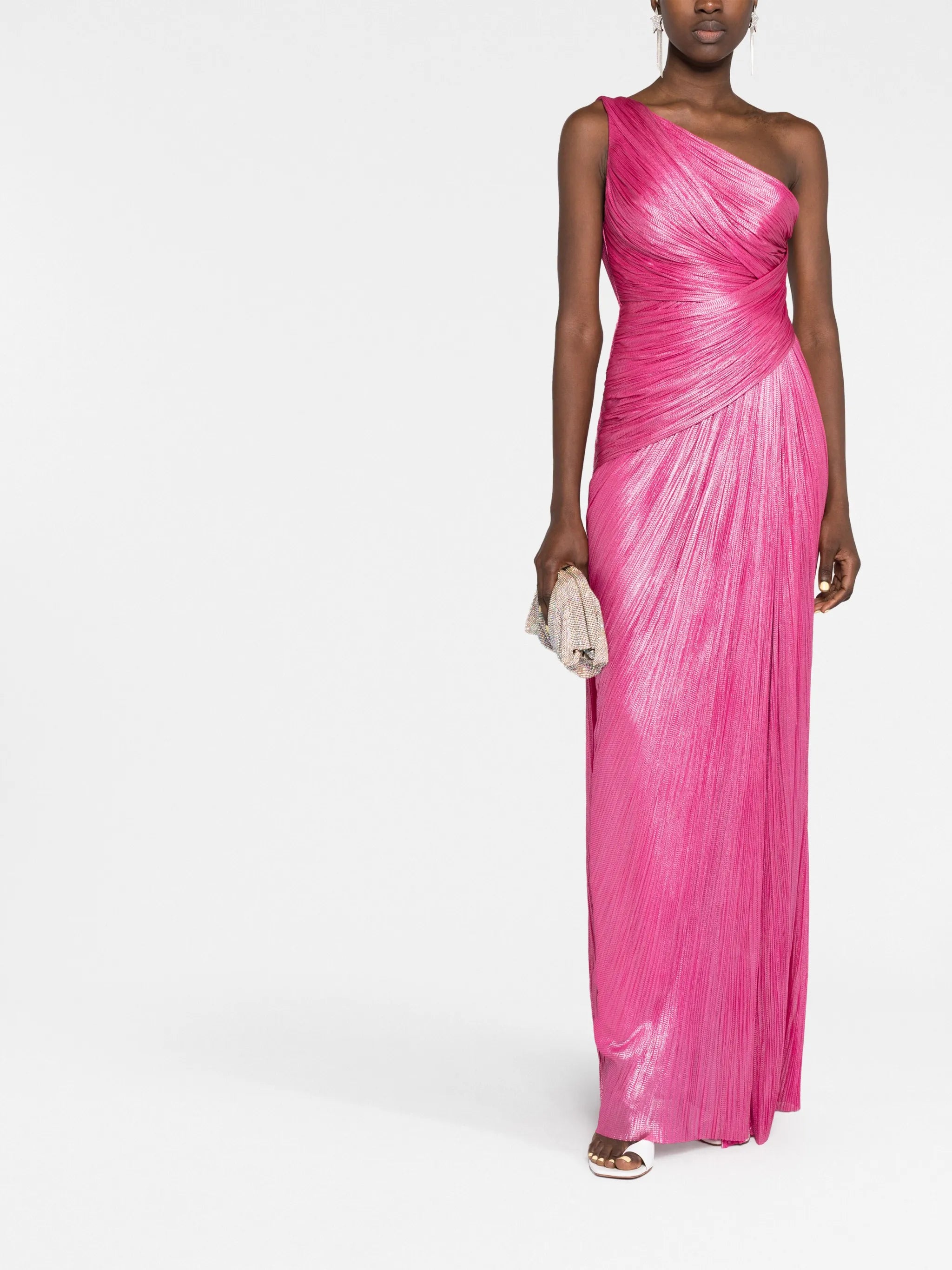 Esther one-shoulder gown
