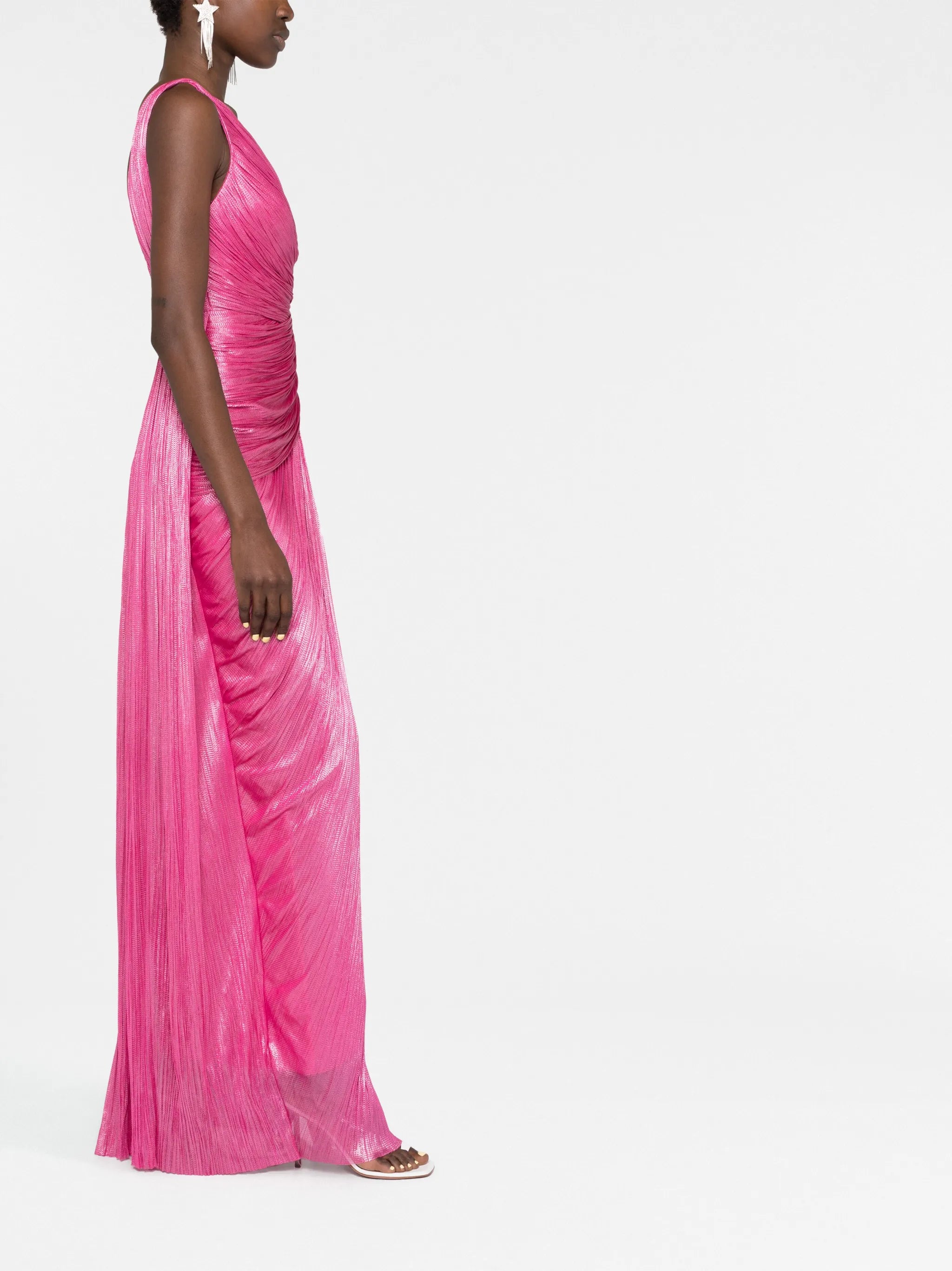 Esther one-shoulder gown