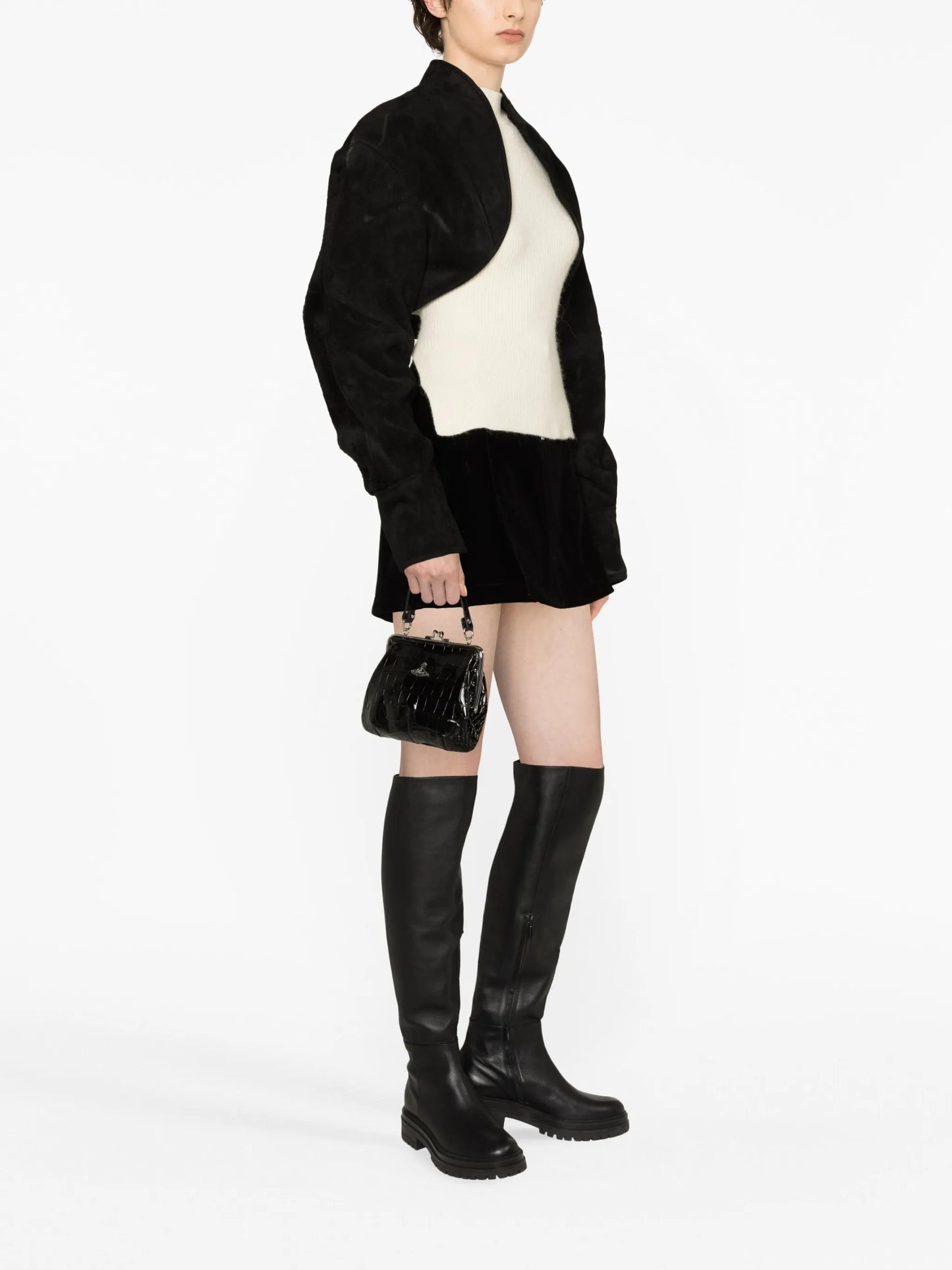 Mustang faux-suede bolero jacket