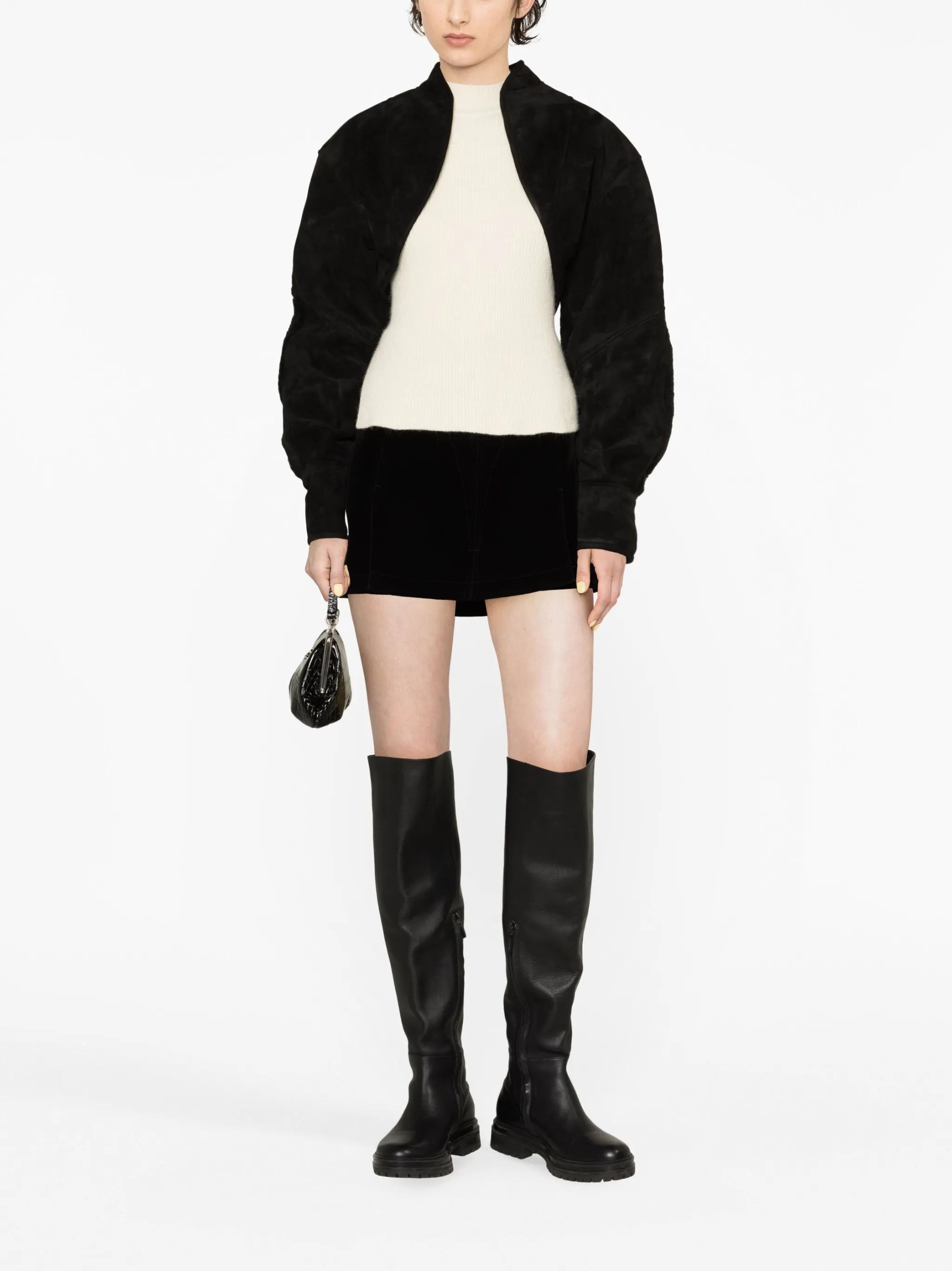 Mustang faux-suede bolero jacket