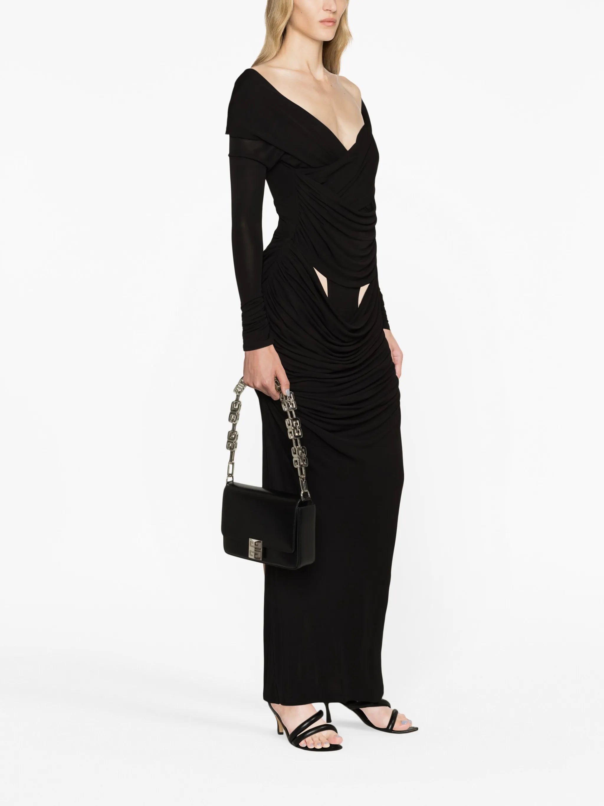 Otto cut-out V-neck maxi dress