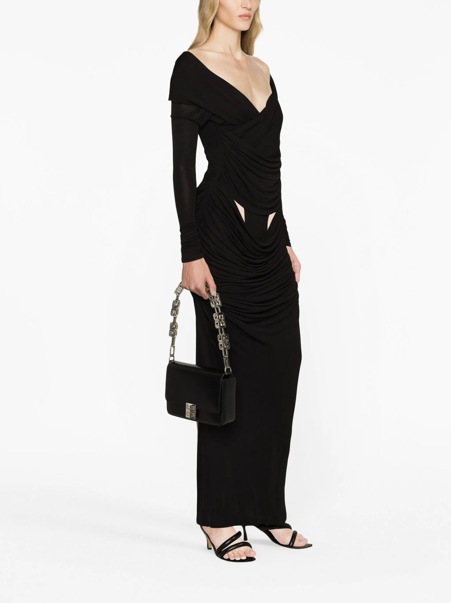 Otto cut-out V-neck maxi dress