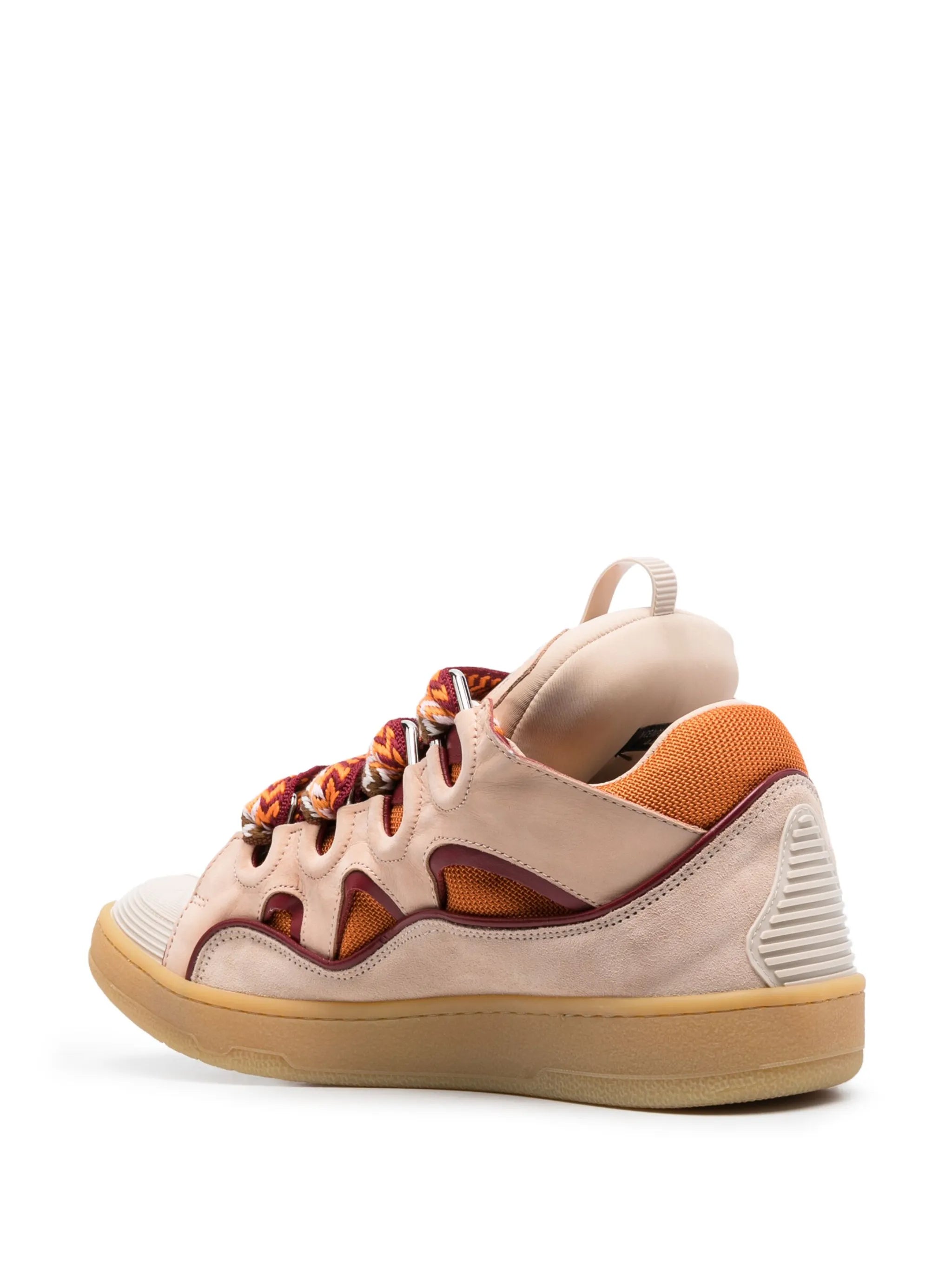 Curb leather sneakers