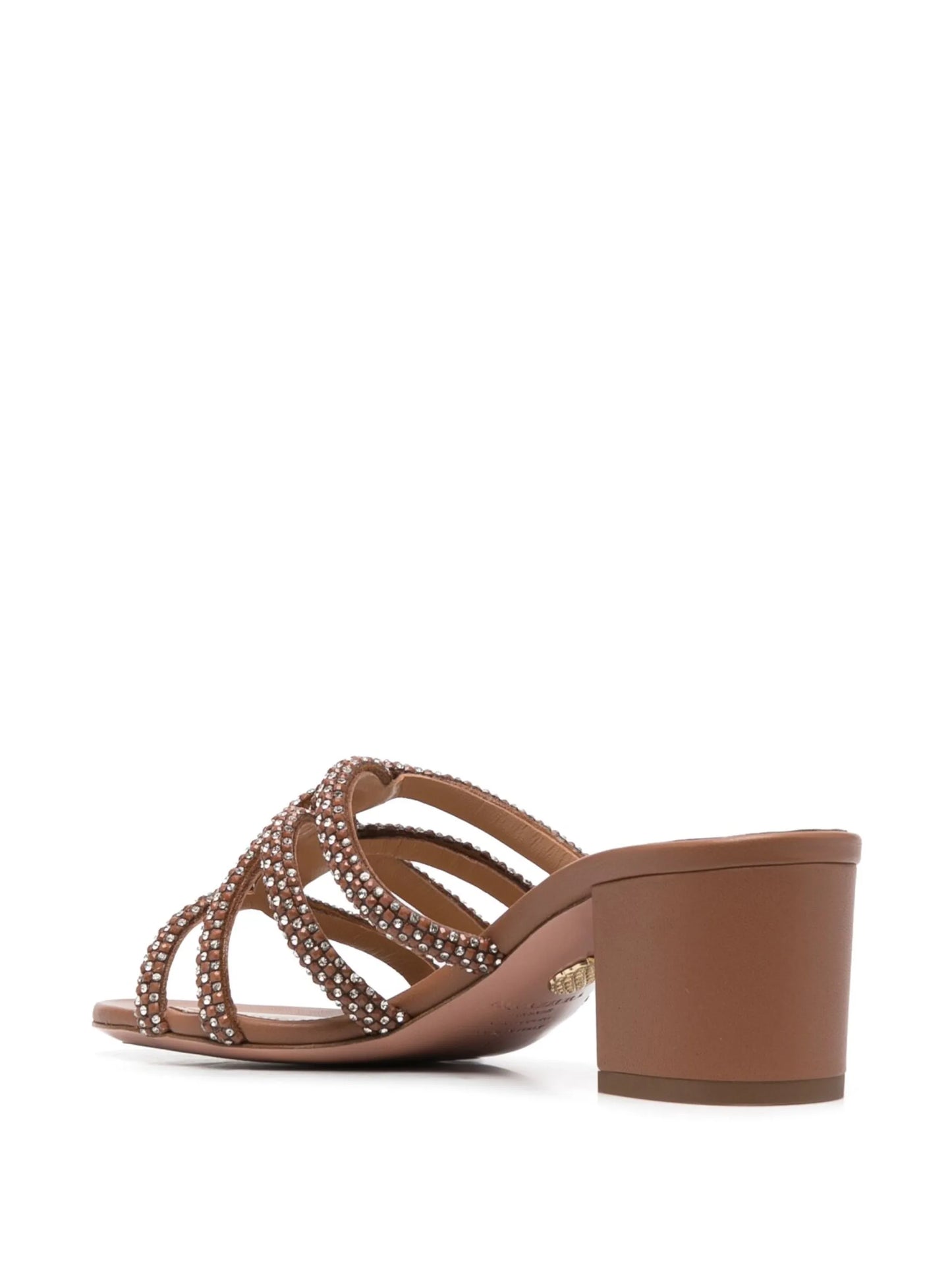 55mm crystal-embellished leather sandals