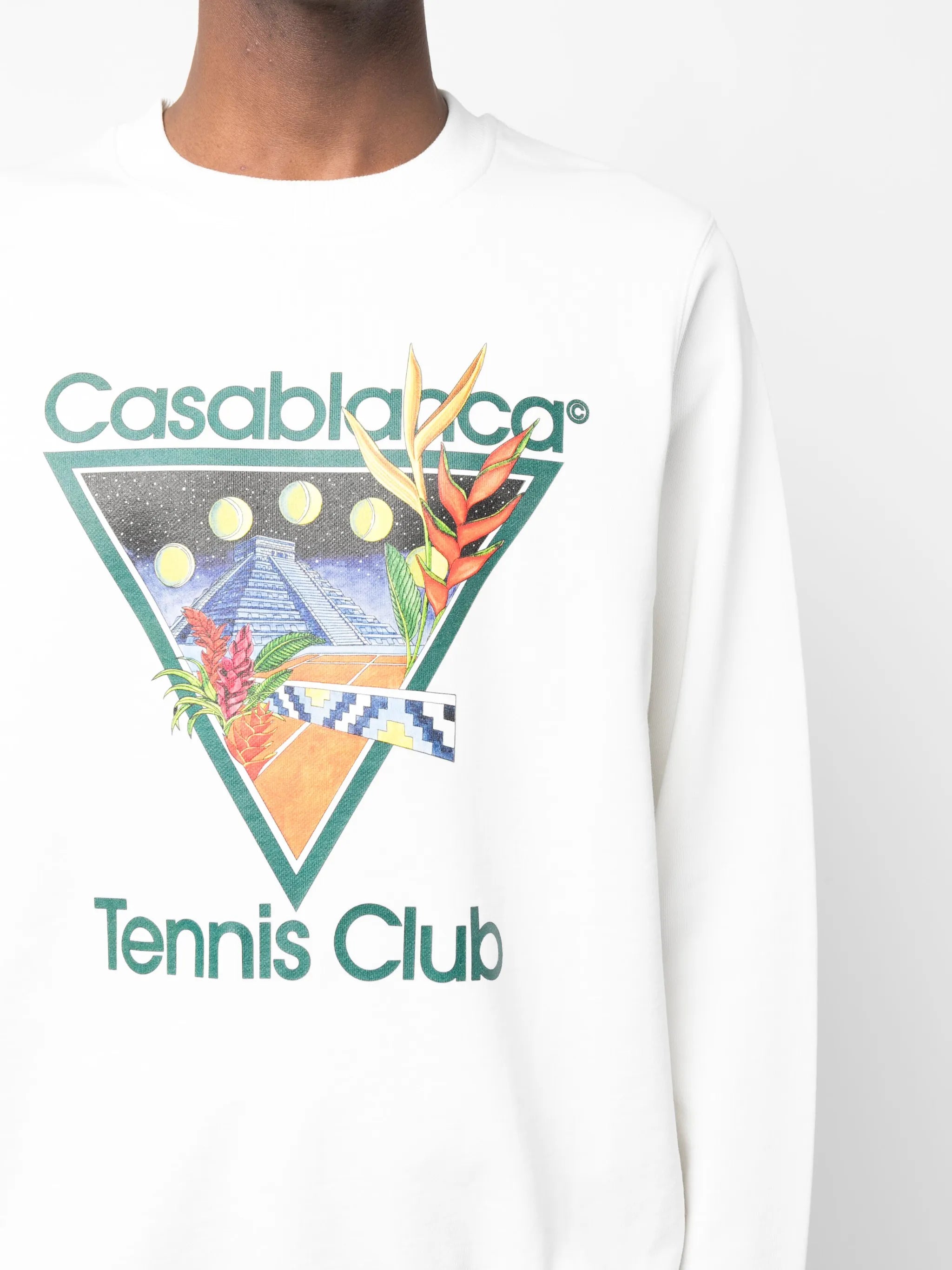 Tennis Club Icon graphic-print sweatshirt