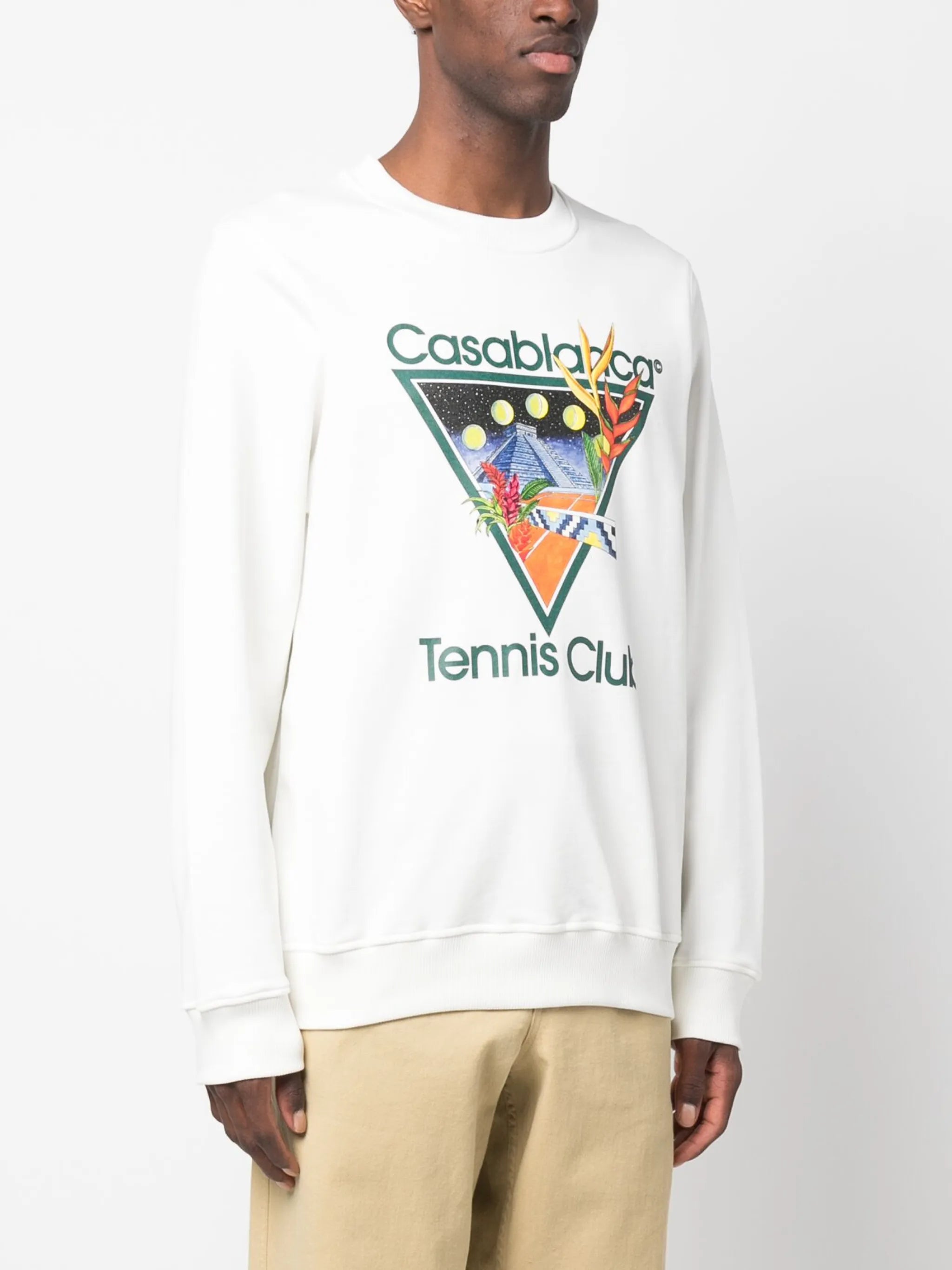 Tennis Club Icon graphic-print sweatshirt