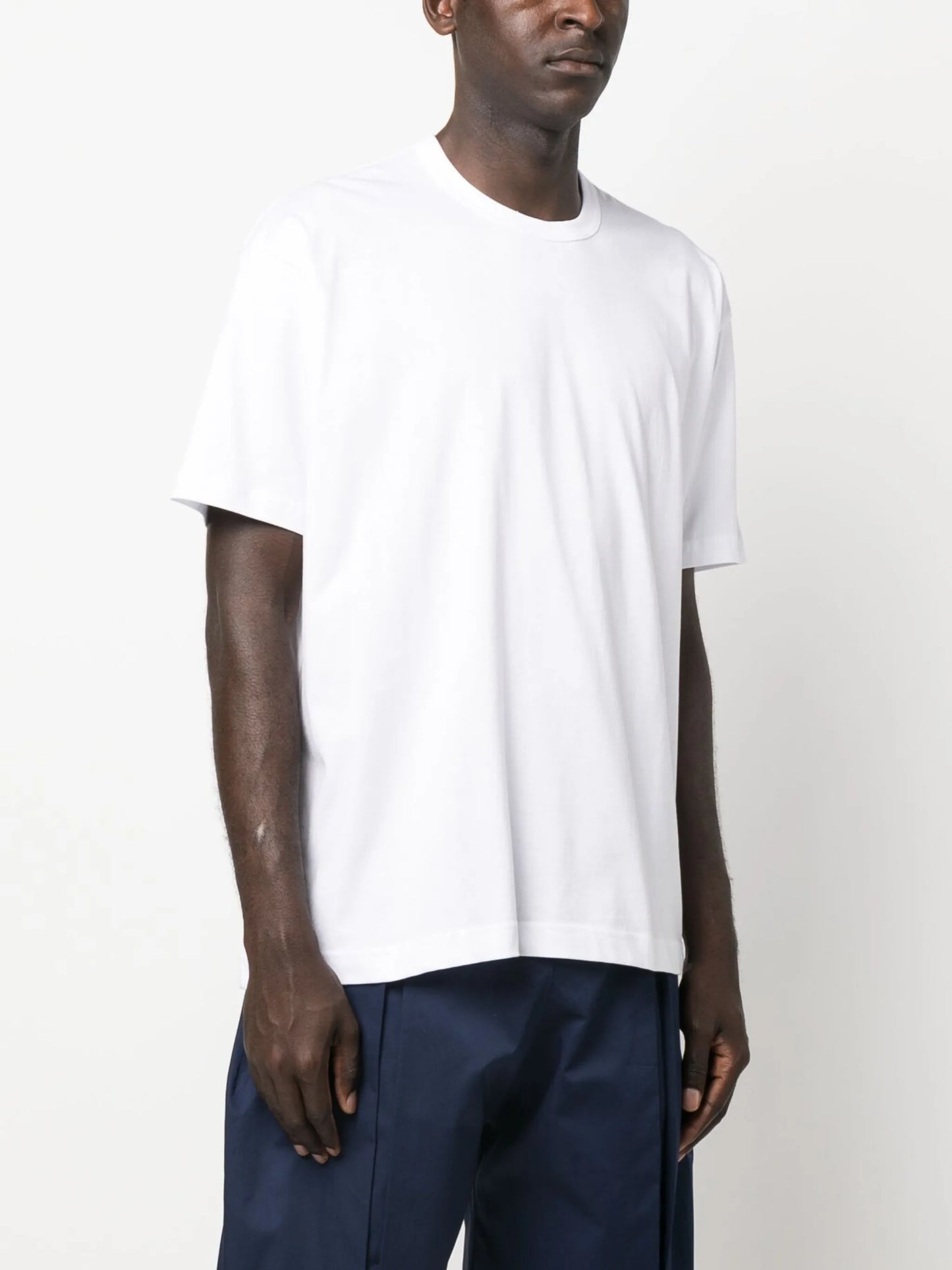rear logo-print T-shirt